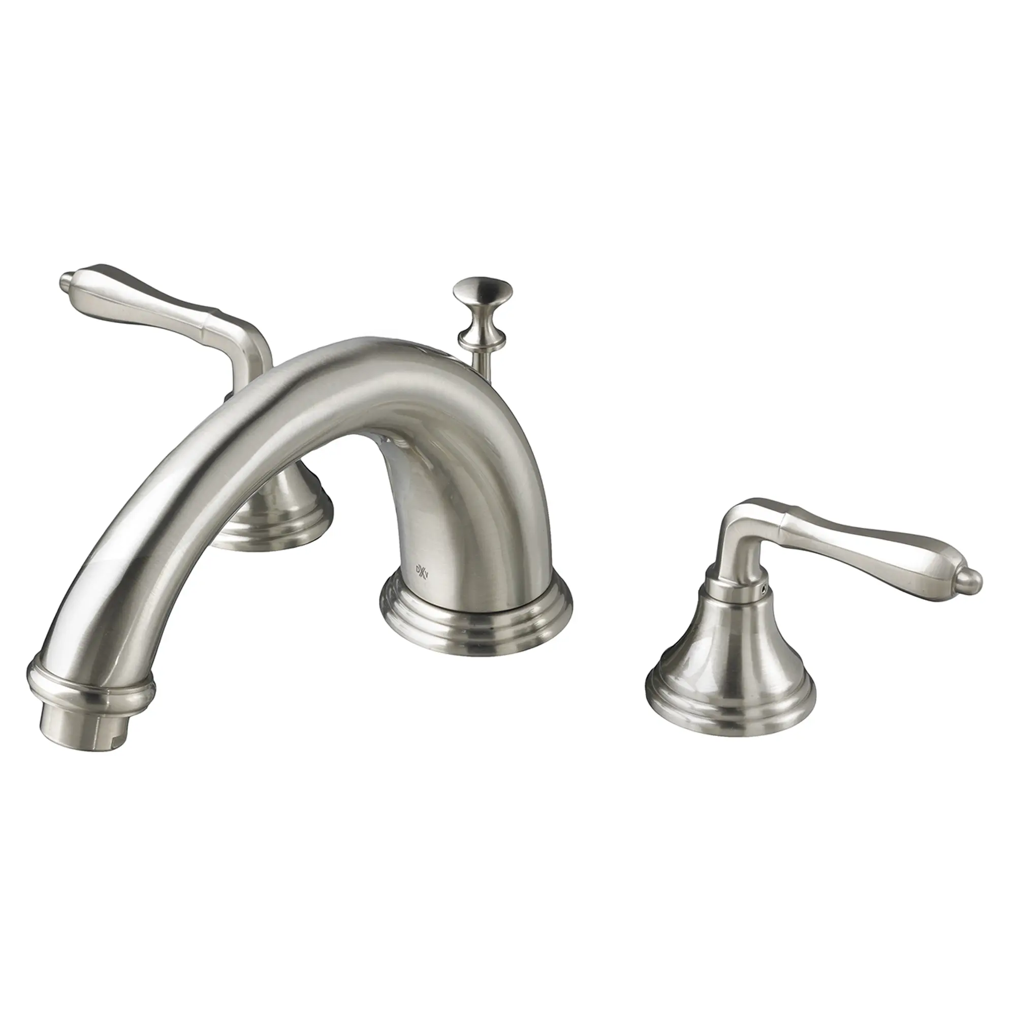 Ashbee 2-Handle Deck Mount Bathtub Faucet with Hand Shower and Lever Handles