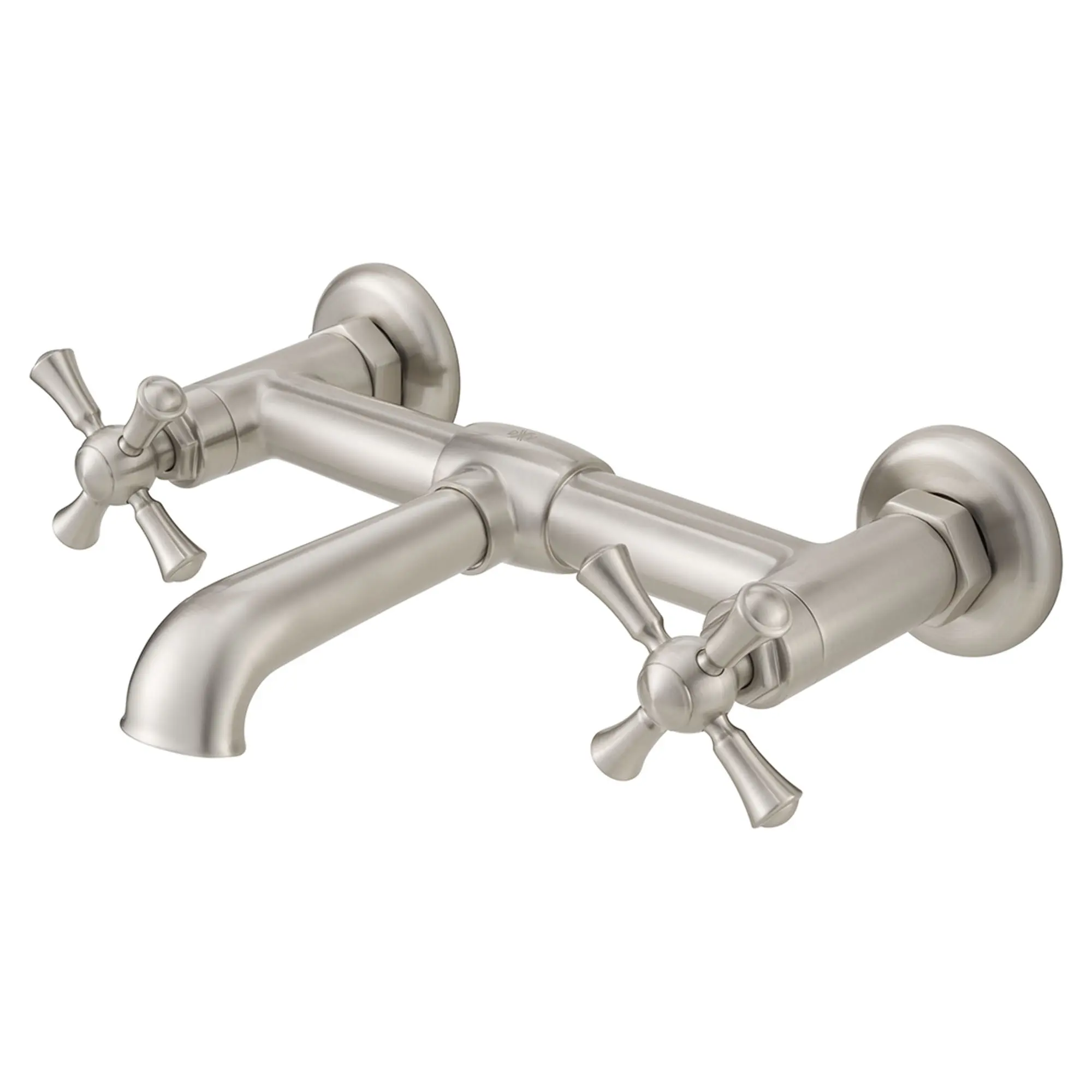 Oak Hill® 2-Handle Wall Mount Bathroom Faucet with Cross Handles