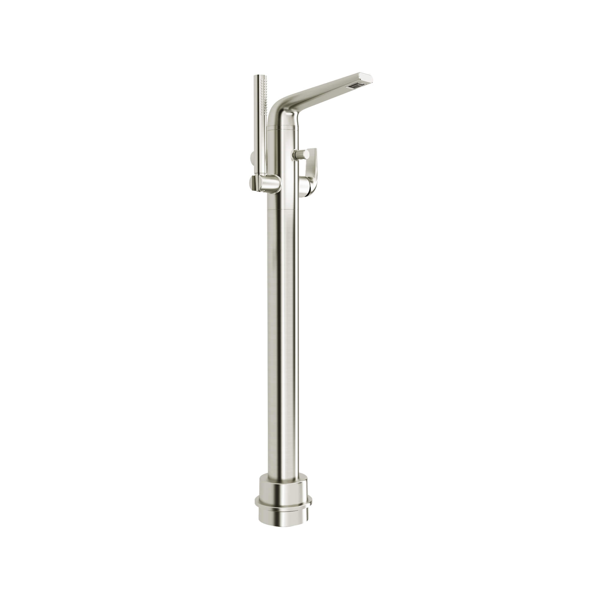 DXV Modulus® Single Handle Floor Mount Bathtub Filler with Hand Shower and Lever Handle