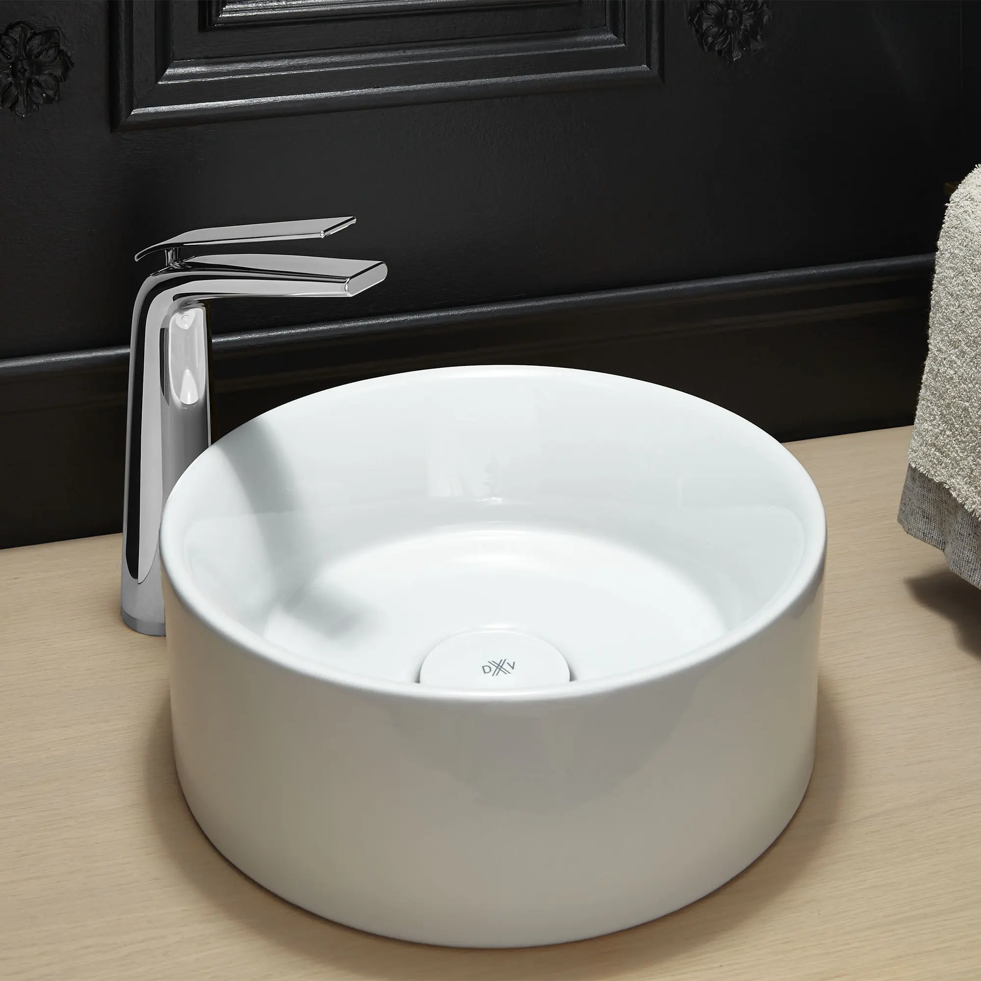 Robinet de lavabo vasque monotrou à poignée unique DXV Modulus