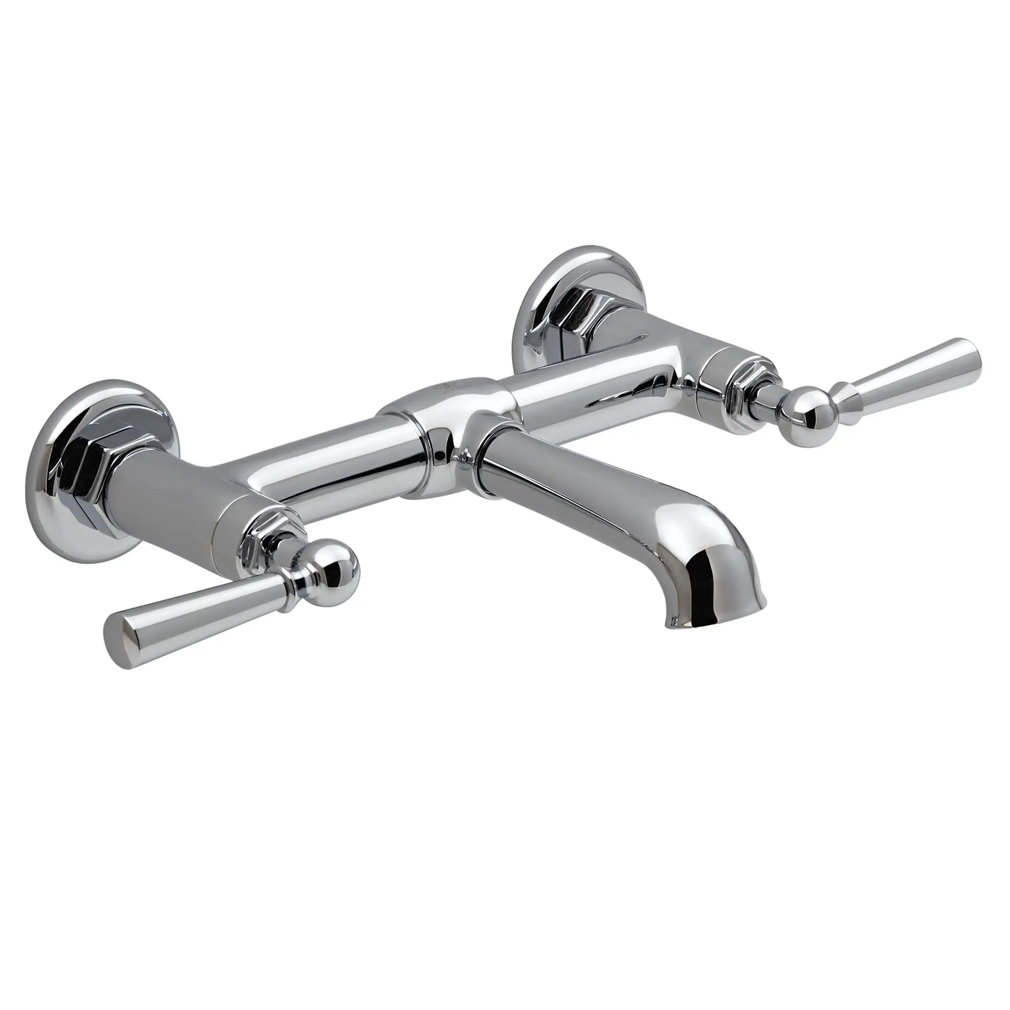 Oak Hill® 2-Handle Wall Mount Bathroom Faucet with Lever Handles