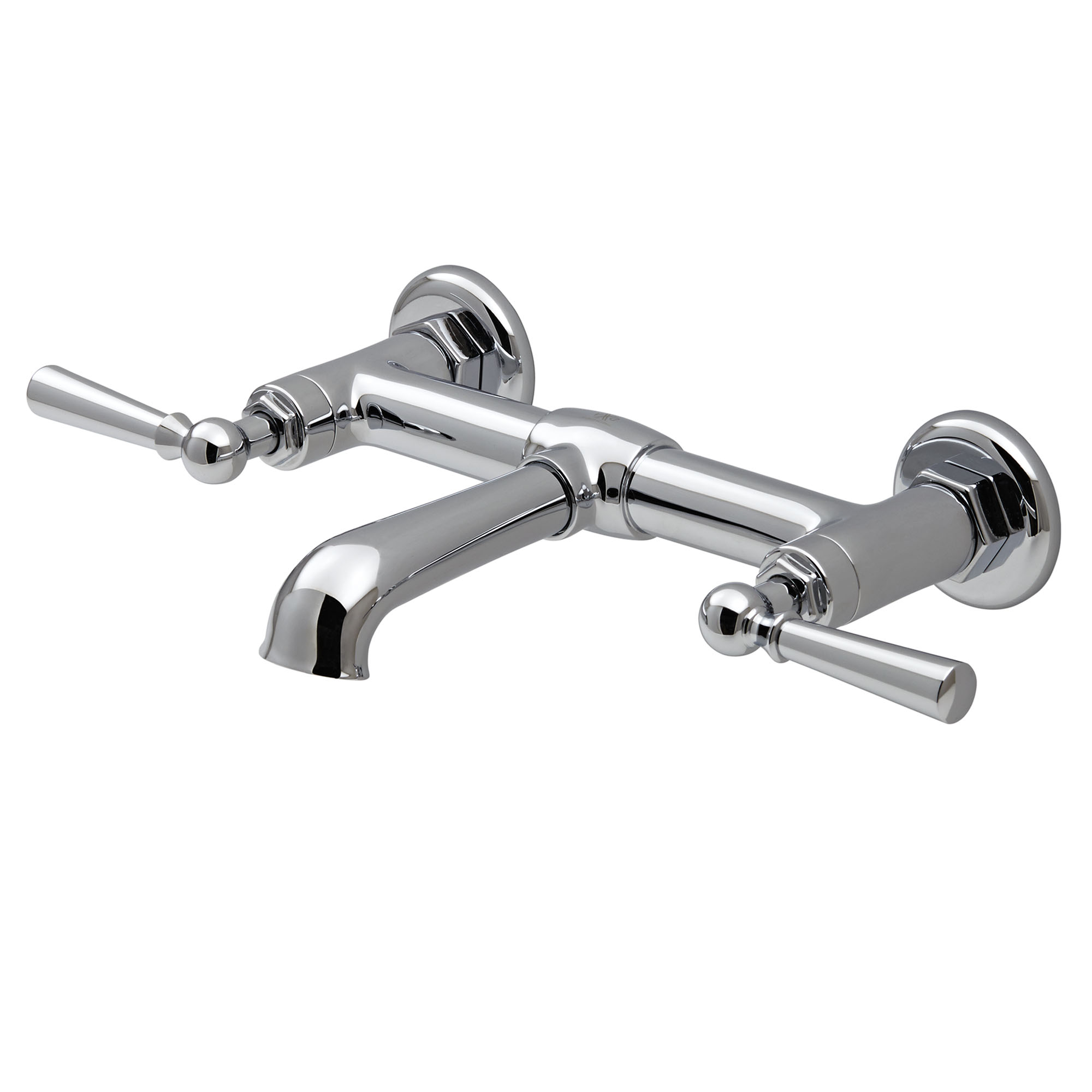 Oak Hill® 2-Handle Wall Mount Bathroom Faucet with Lever Handles