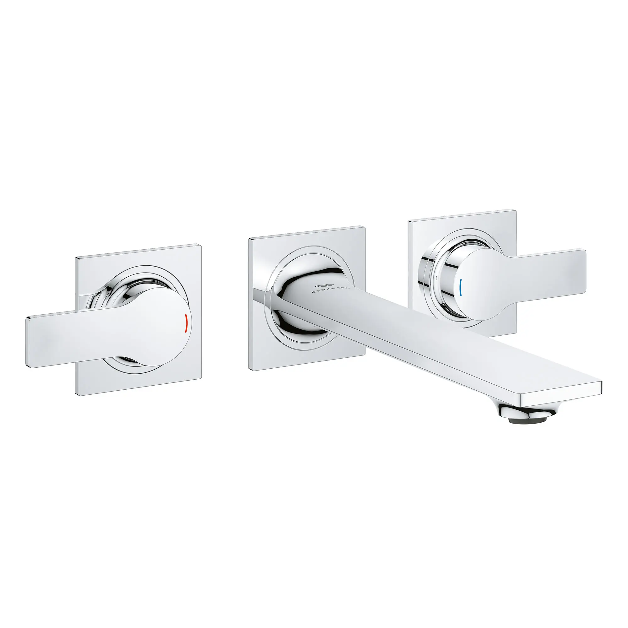 2-Handle Wall Mount Faucet 1.2 GPM