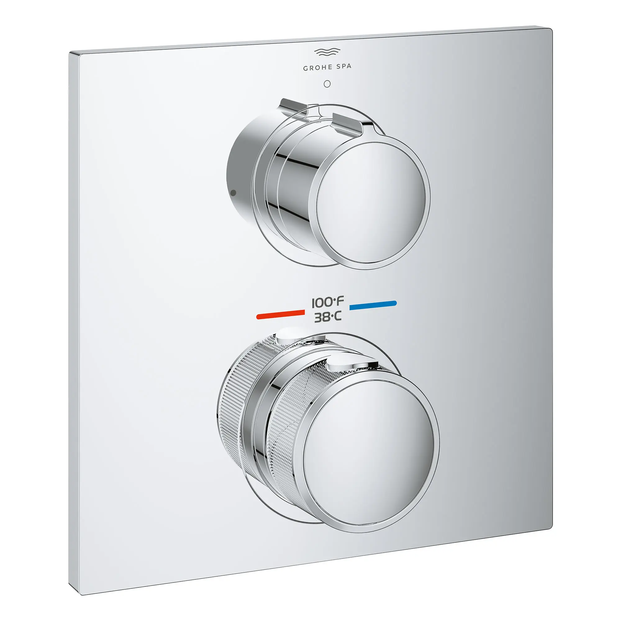 Dual Function 2-Handle Thermostatic Valve Trim