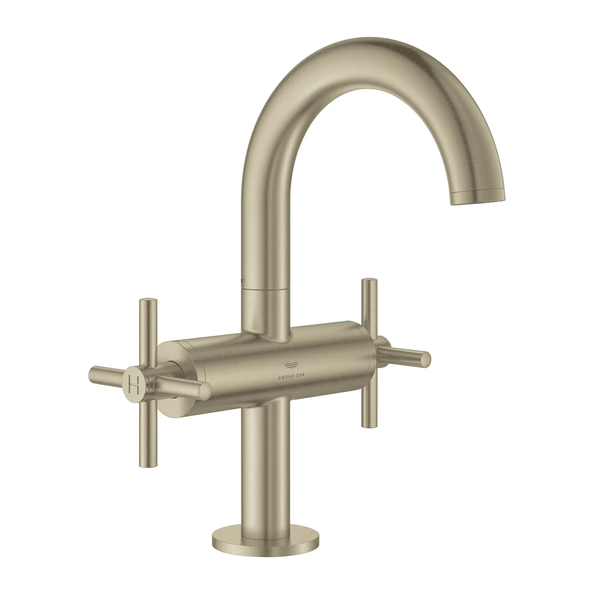 Single Hole Two-Handle M-Size Bathroom Faucet 4.6 L/min (1.2 GPM)