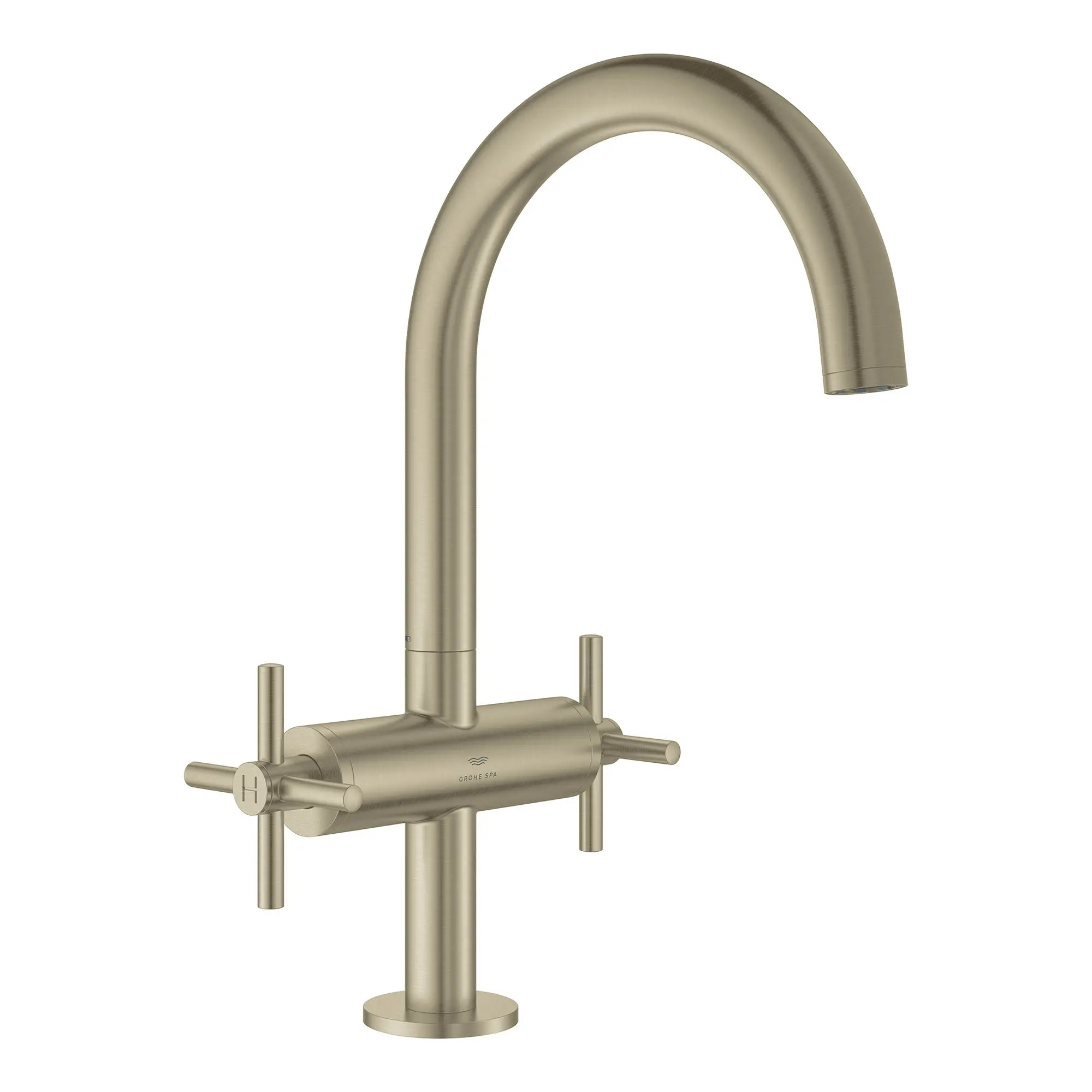 Single Hole Two-Handle L-Size Bathroom Faucet 4.6 L/min (1.2 GPM)