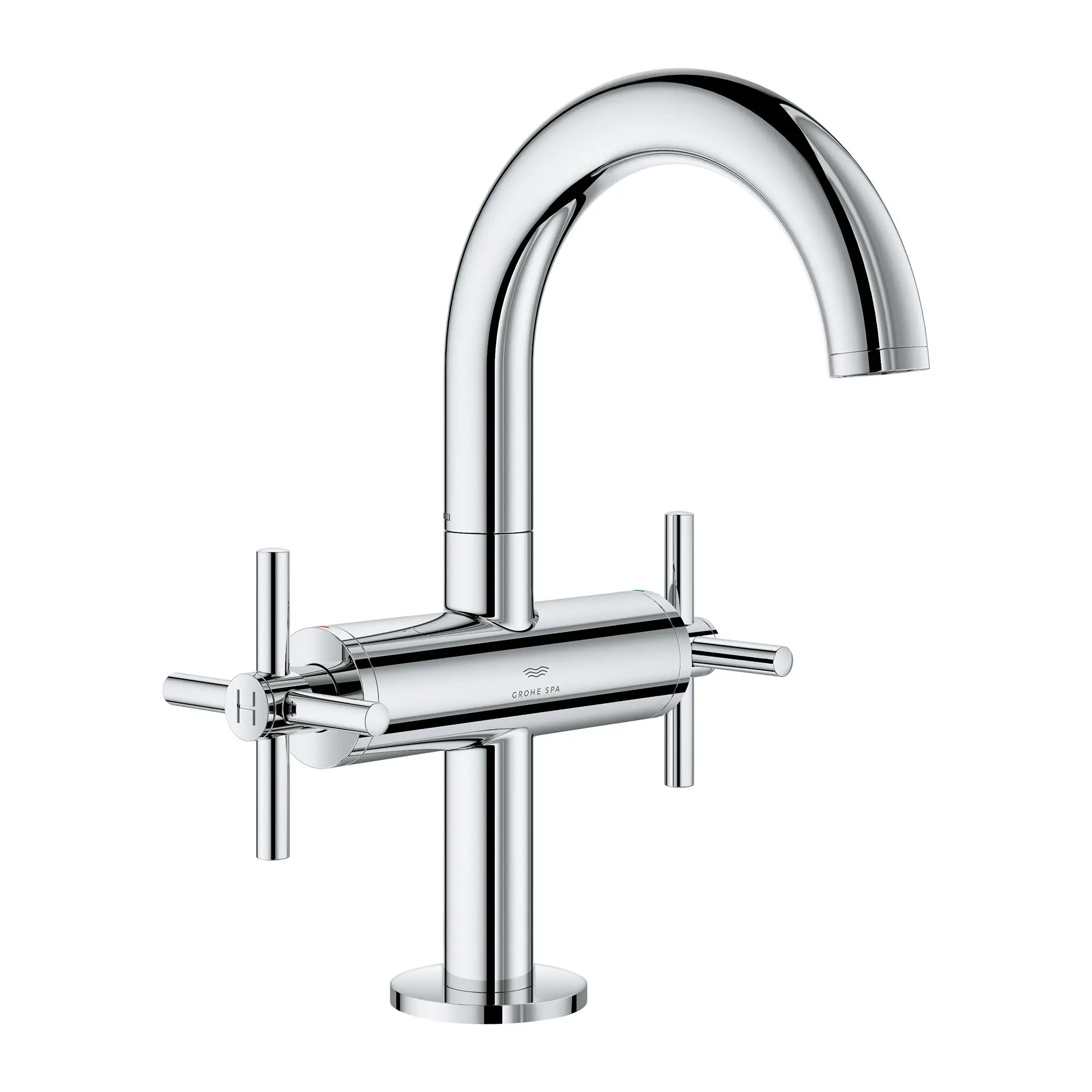 Single Hole Two-Handle M-Size Bathroom Faucet 4.6 L/min (1.2 GPM)