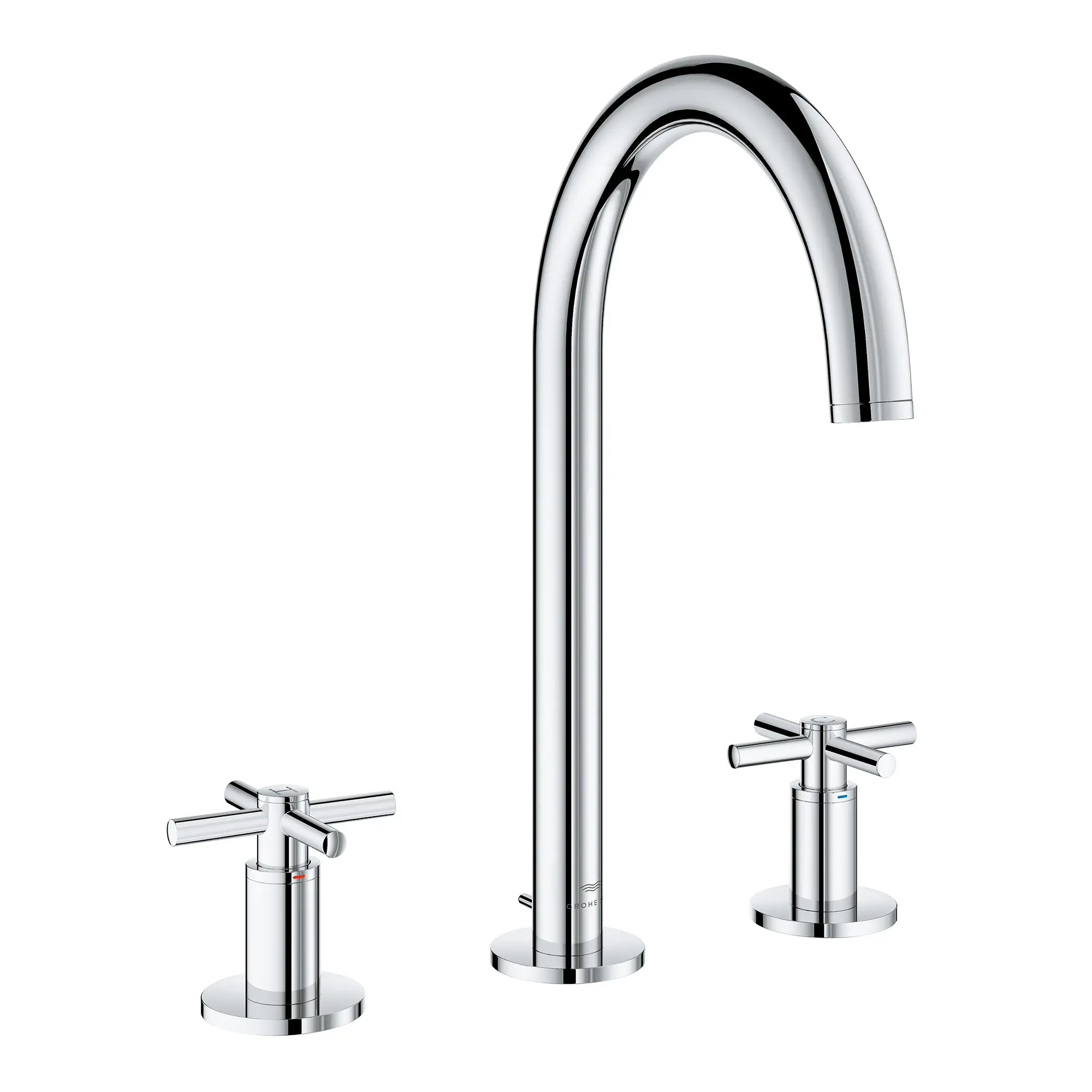 8" Widespread 2-Handle M-Size Bathroom Faucet 1.2 GPM