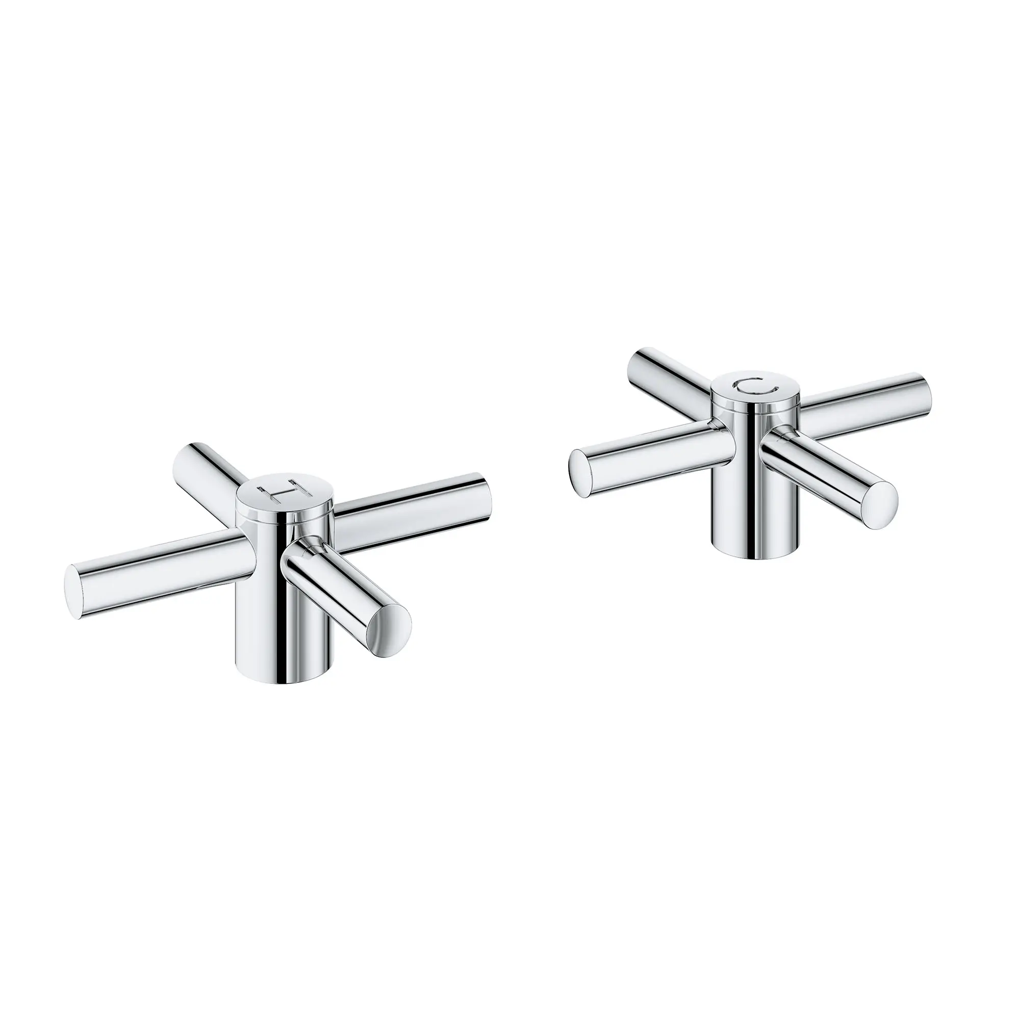 Atrio Cross Handles for Bathroom Sink Faucet (Pair)