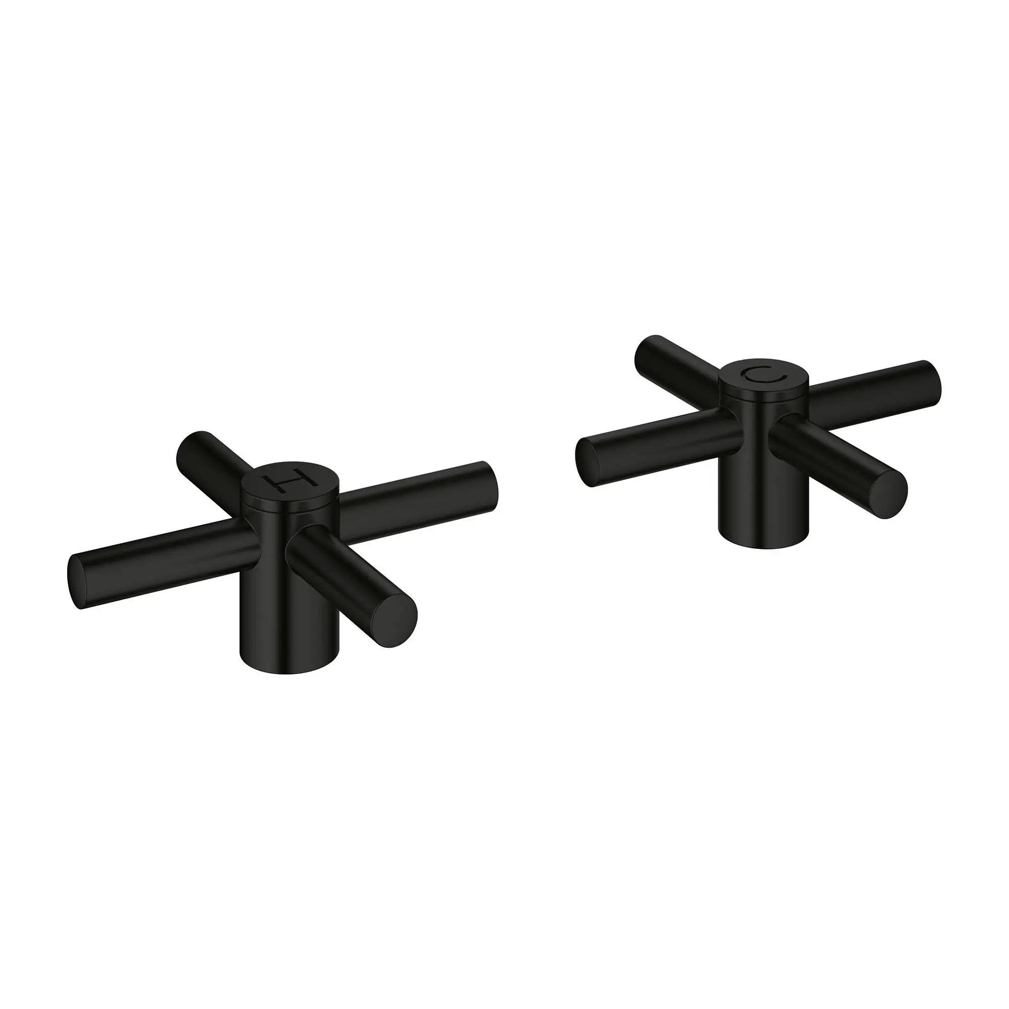 Atrio Cross Handles for Bathroom Sink Faucet (Pair)