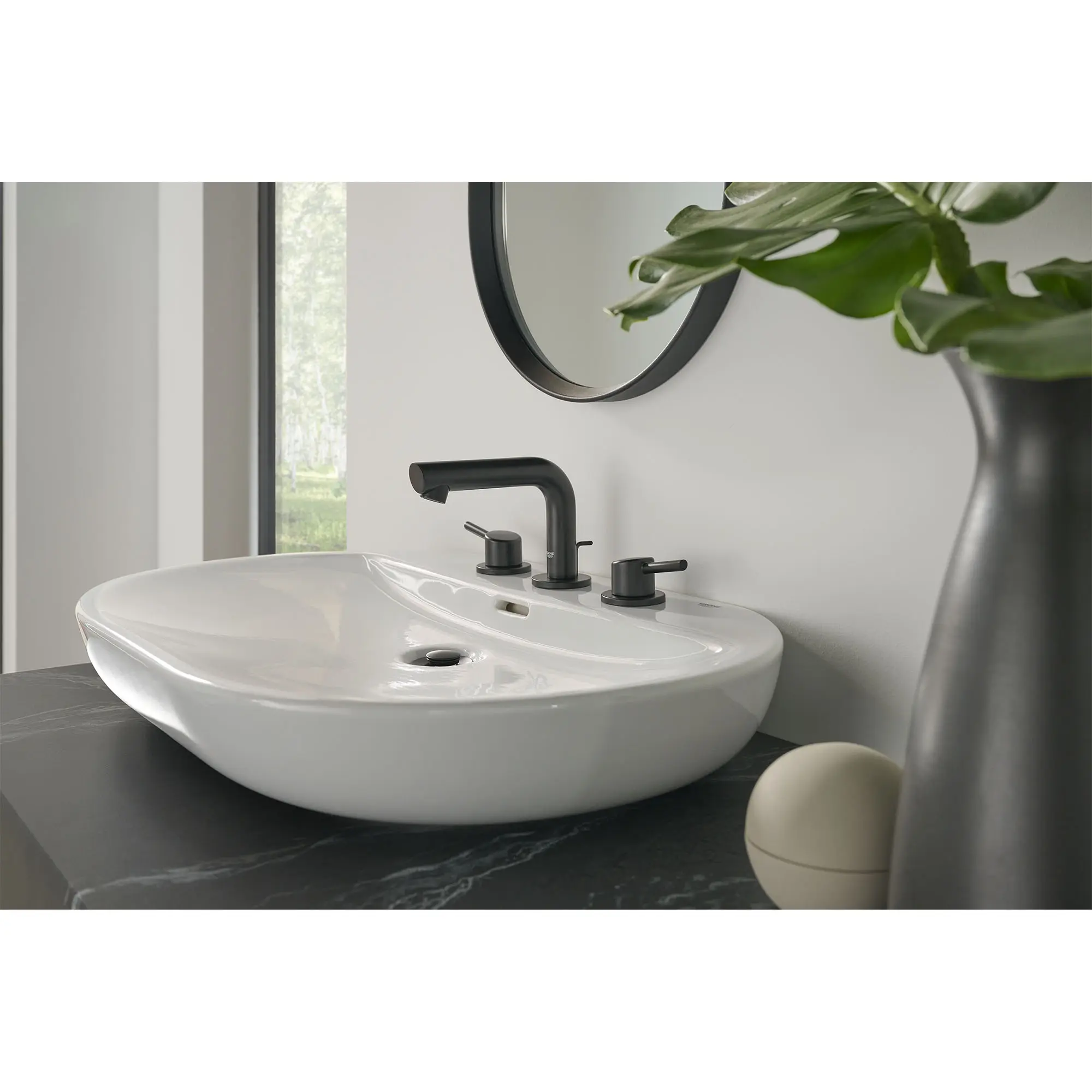 8" Widespread 2-Handle S-Size Bathroom Faucet 4.5 L/min (1.2 GPM)