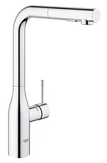 Single-Handle Pull-Out Kitchen Faucet Dual Spray 6.6 L/min (1.75 gpm)