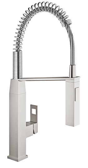 Eurocube Single-Handle Semi-Pro Dual Spray Kitchen Faucet 1.75 GPM (6.6 L/min)