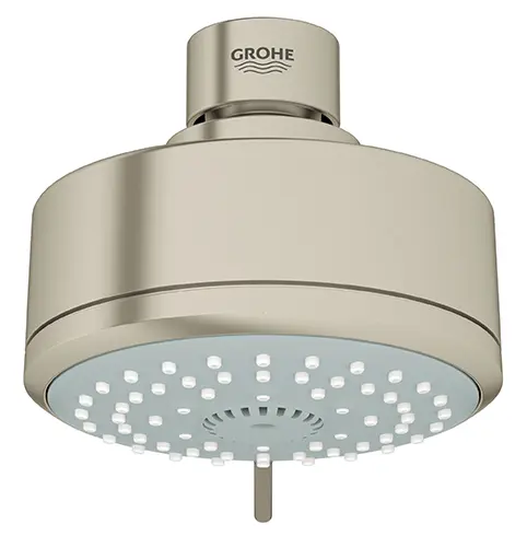 100 Shower Head, 4" - 4 Sprays, 9.5 L/min (2.5 gpm)