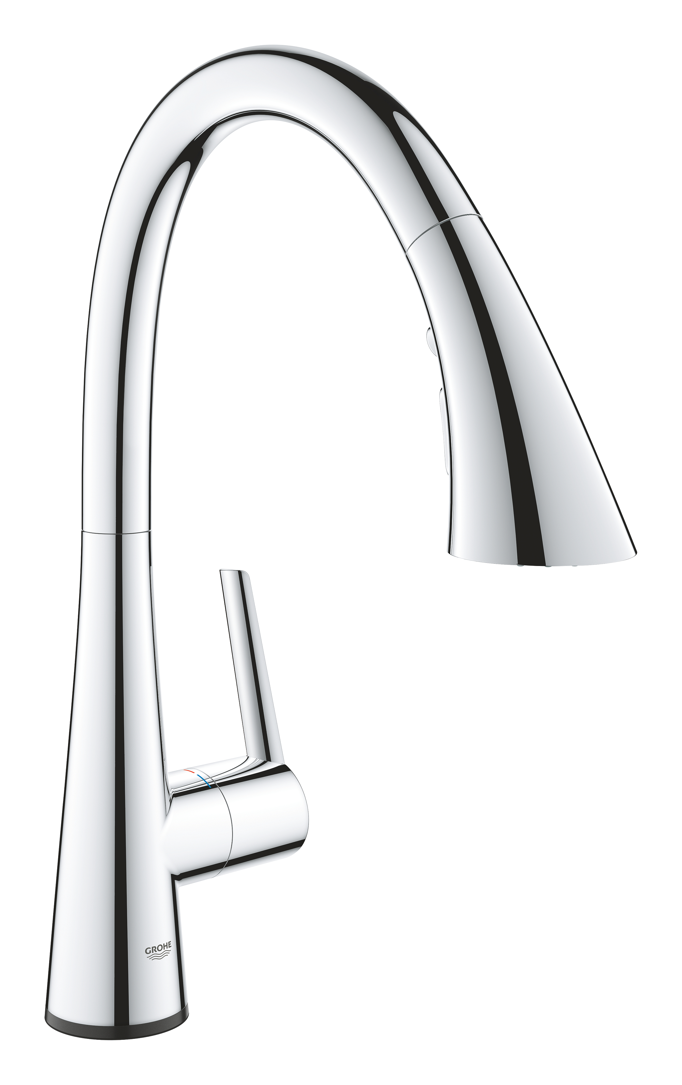 Pull Down Kitchen Faucet Triple Spray