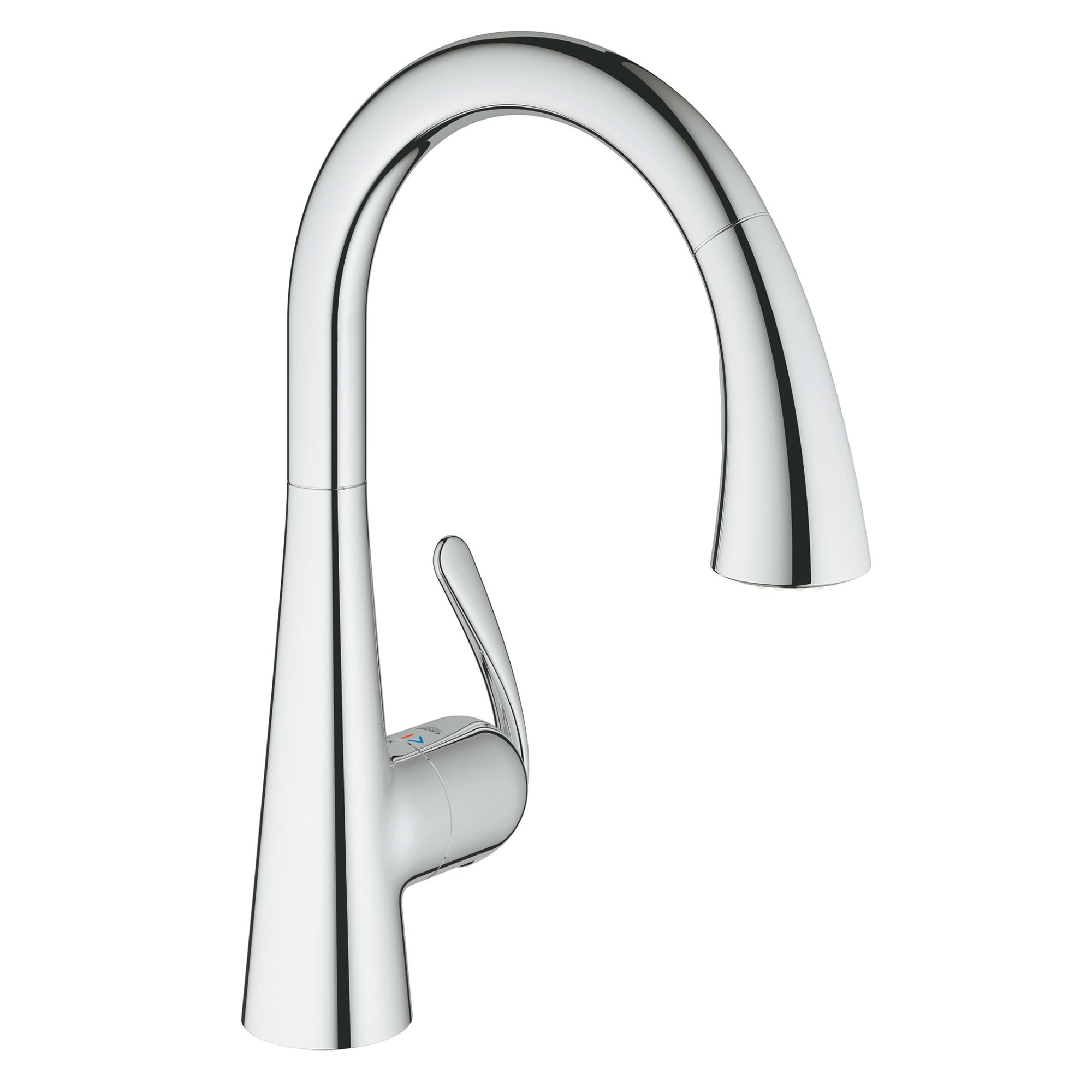 Single-Handle Pull Down Kitchen Faucet Dual Spray 1.75 GPM