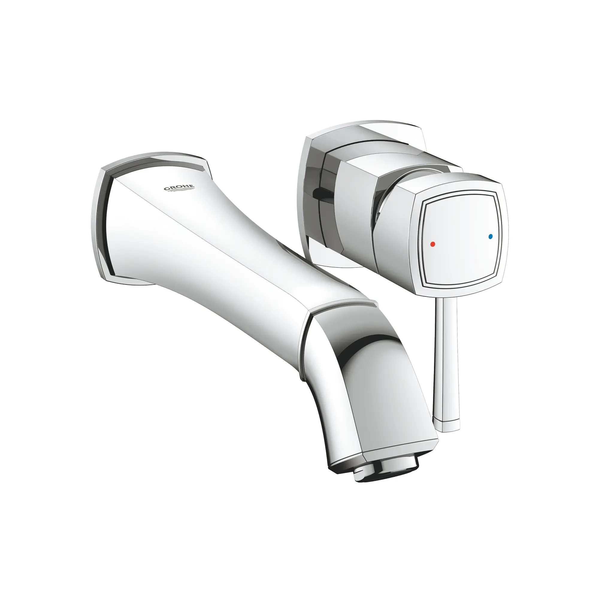 2-Handle Wall Mount Faucet 1.2 GPM