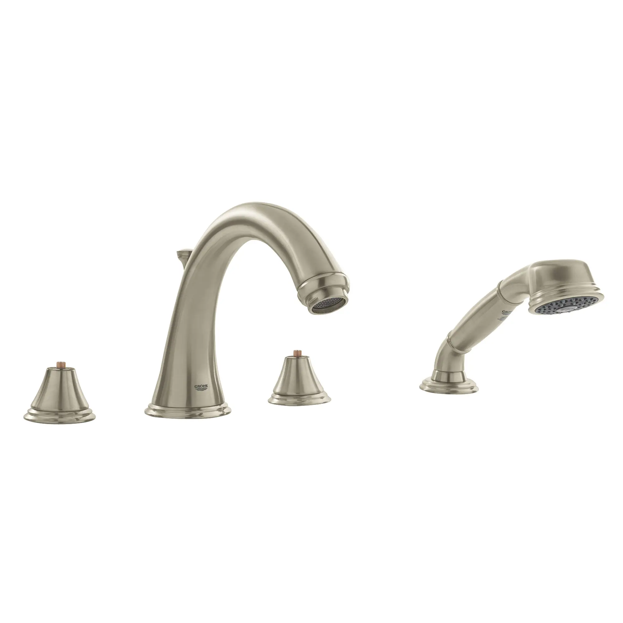 Roman Tub Filler With 2.5 GPM Personal Hand Shower