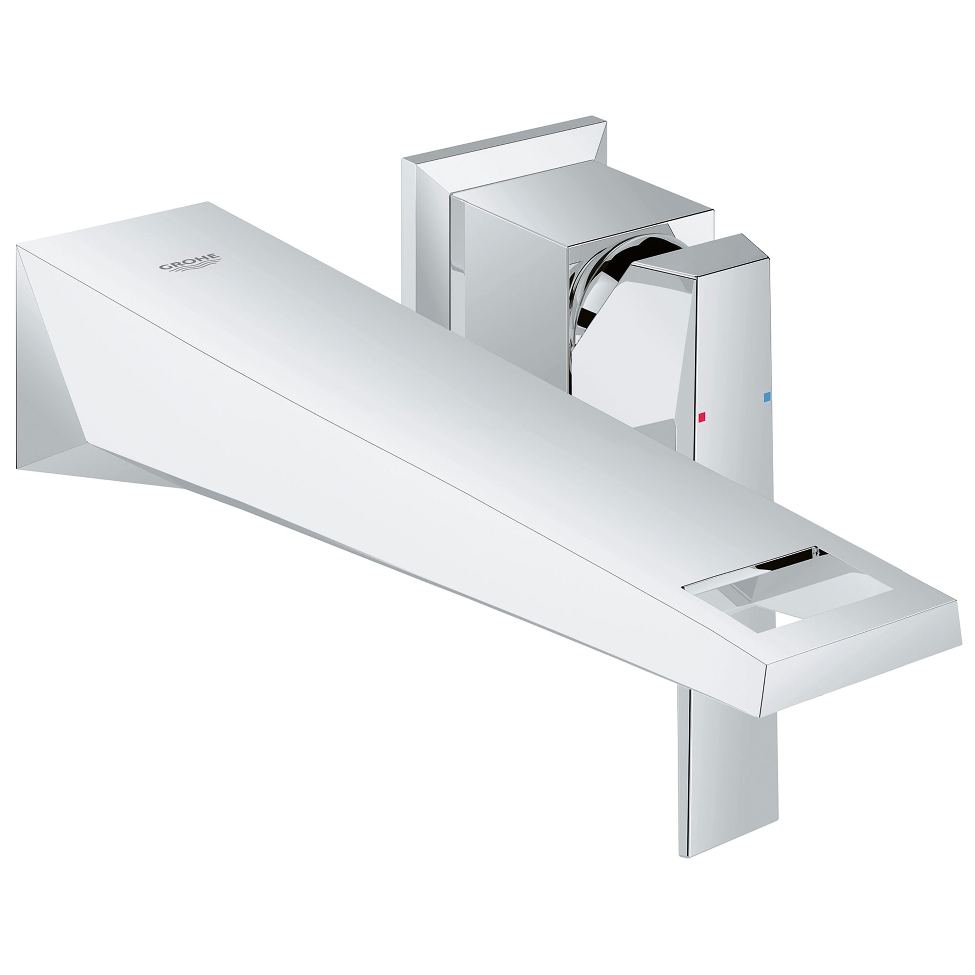 2-Handle Wall Mount Faucet 1.2 GPM