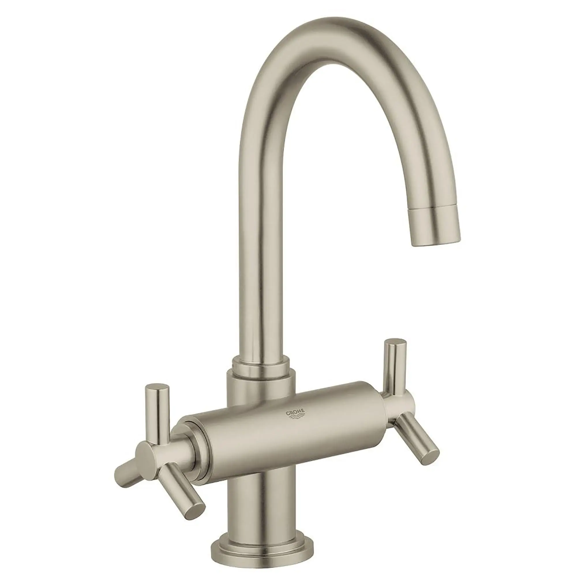 2-Handle Single-Hole High-Arc Bathroom Faucet - 1.5 GPM