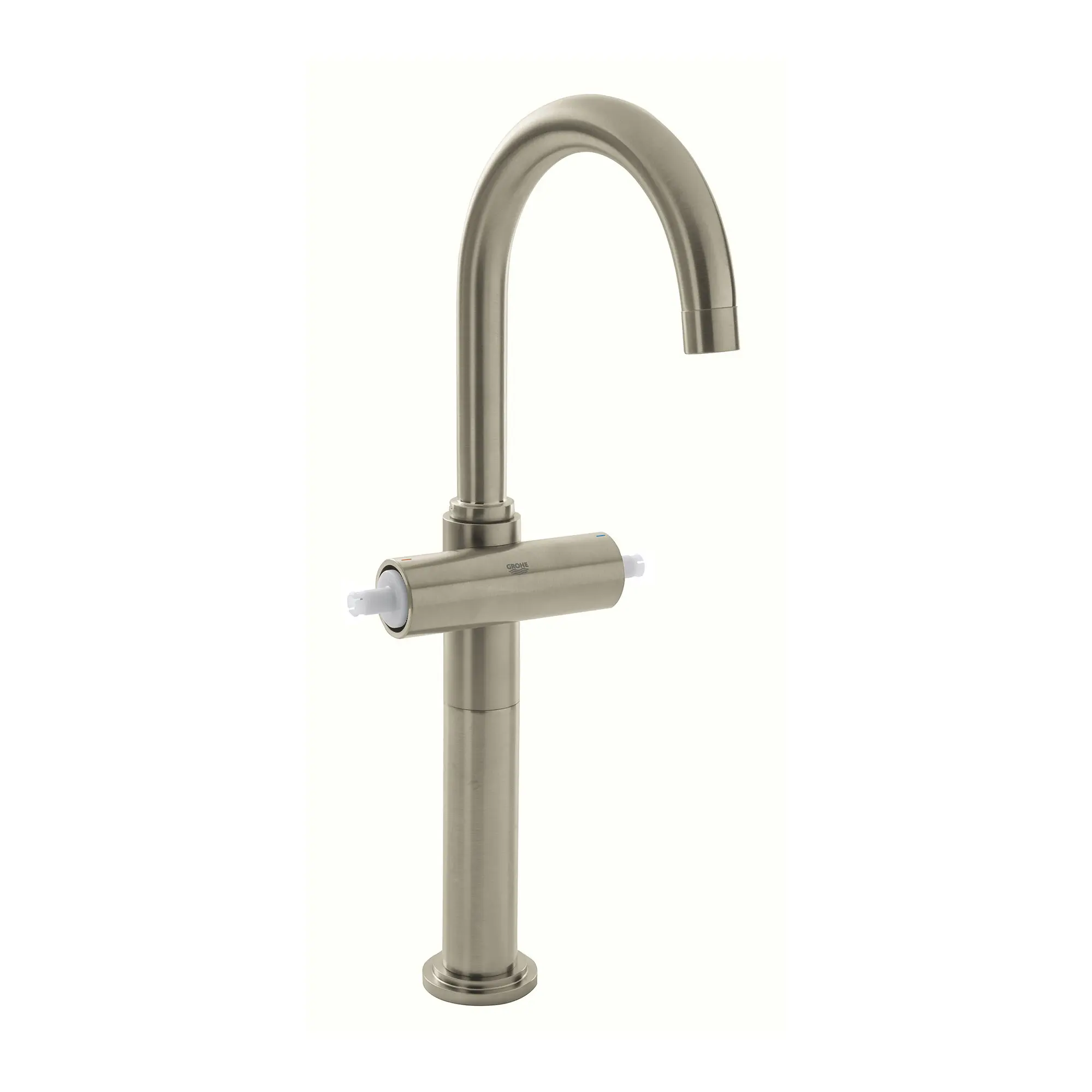 2-Handle Single-Hole High Arc Vessel Bathroom Faucet - 1.5 GPM