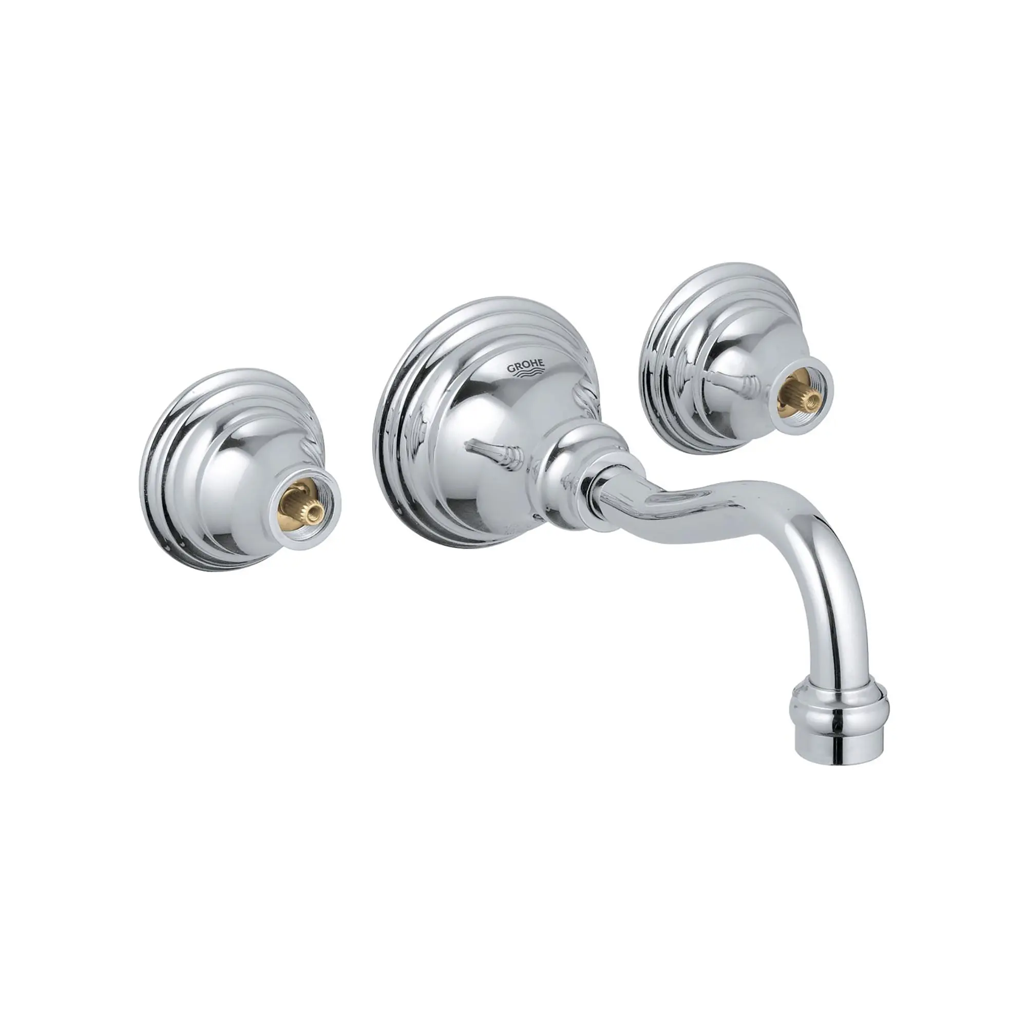 2-Handle Wall Mount Faucet 1.5 GPM