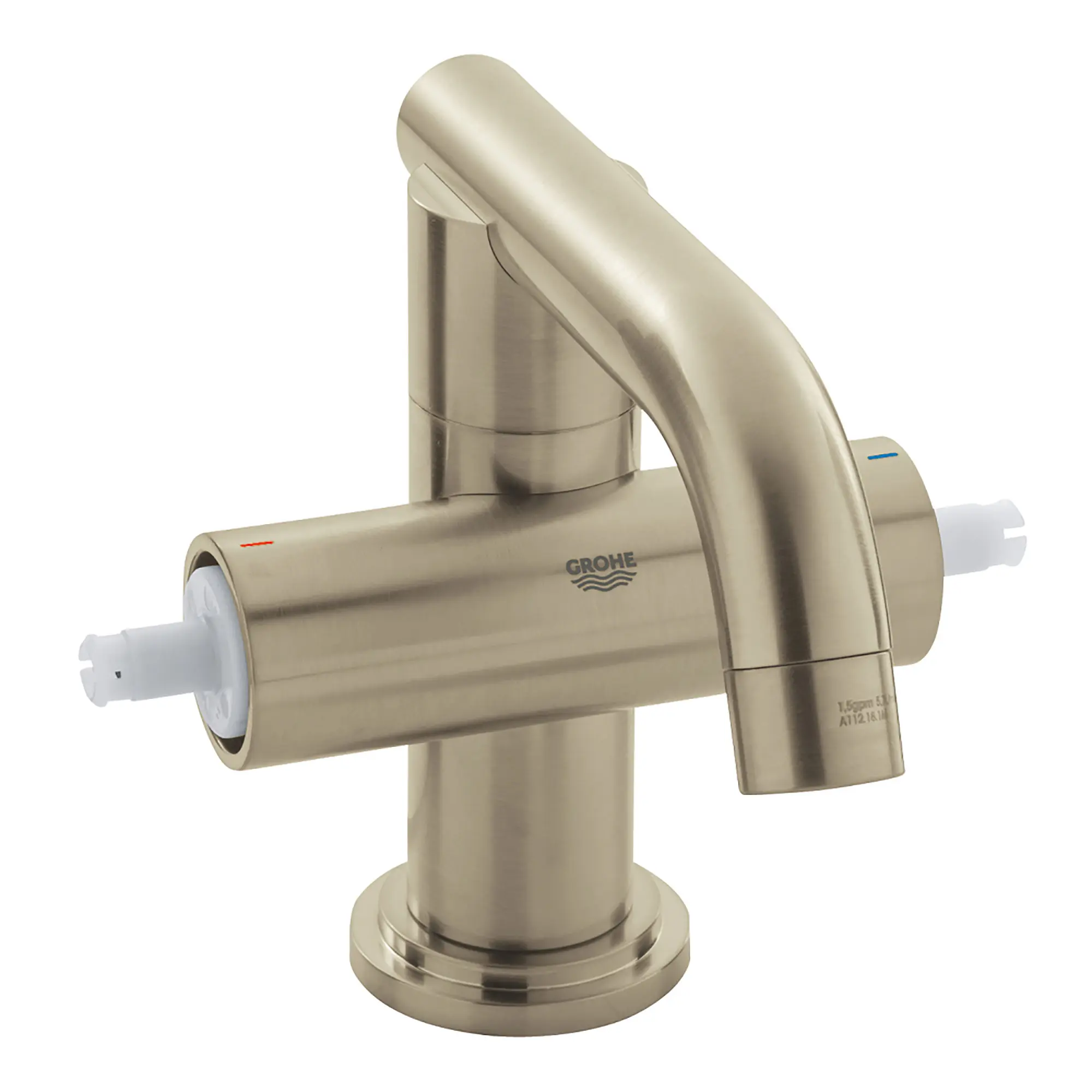 2-Handle Single-Hole Low Arc Bathroom Faucet - 5.7 L/min (1.5 gpm)