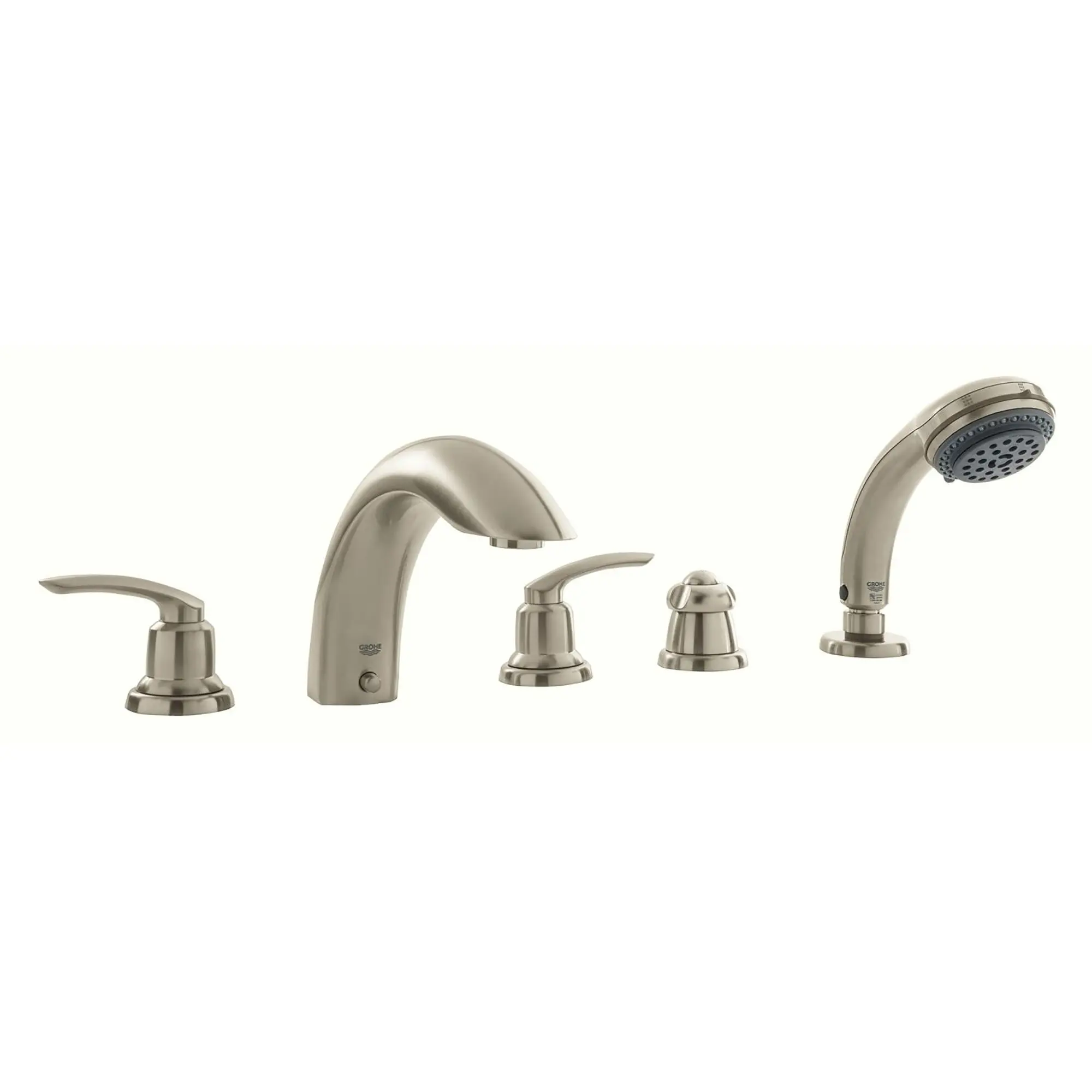 Five-Hole Bathtub Faucet with Handshower