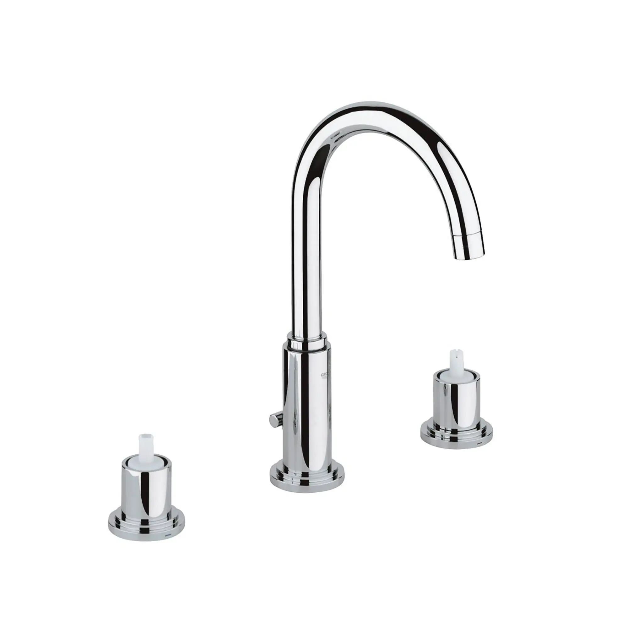 8 in. Widespread 2-Handle High Spout Bathroom Faucet - 1.5 GPM