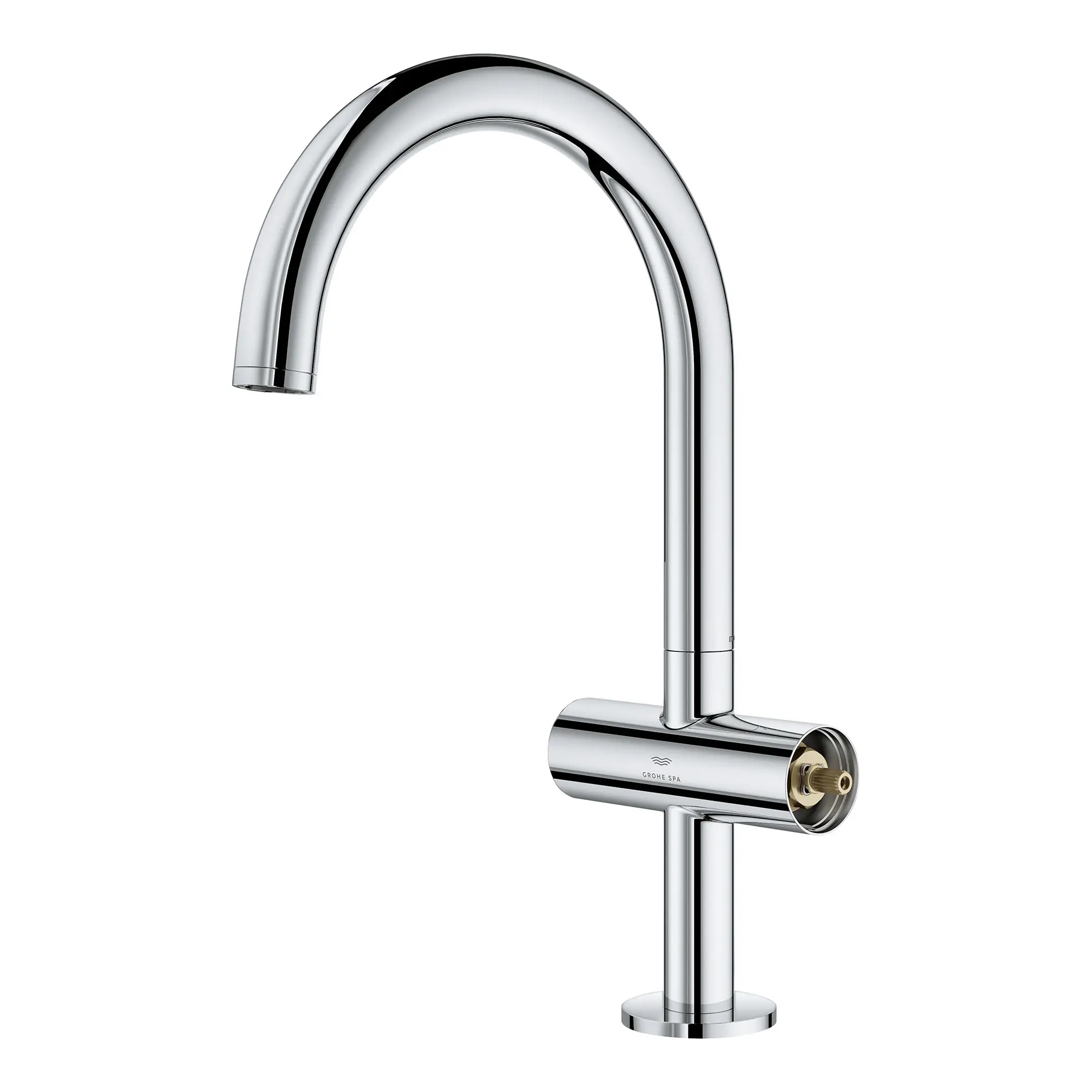 Single Hole Two-Handle L-Size Bathroom Faucet 4.6 L/min (1.2 GPM)