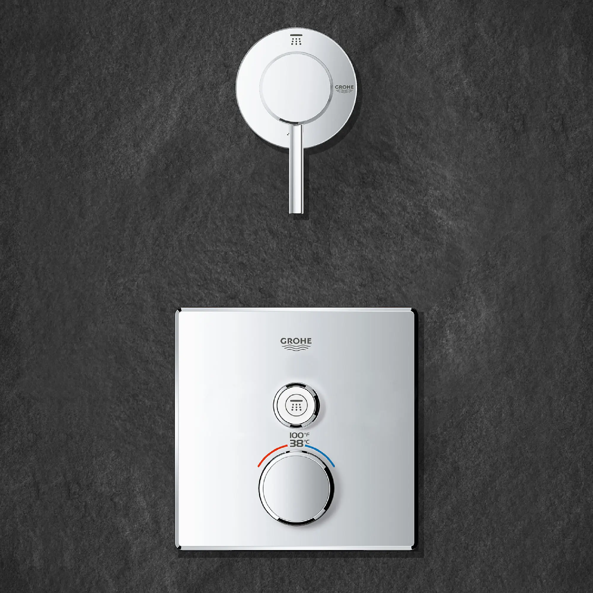 GrohTherm SmartControl Garniture de valve thermostatique à fonction double