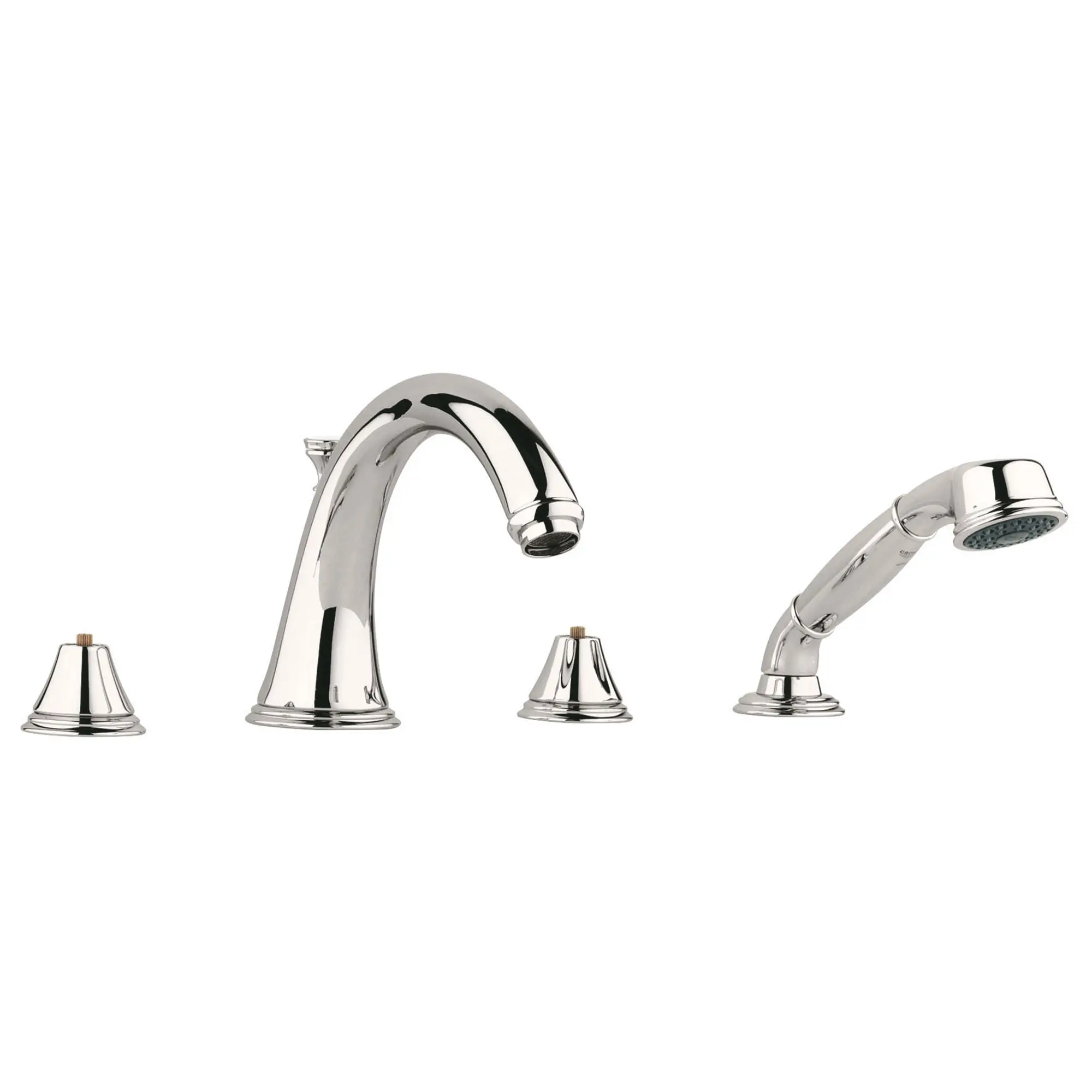 Roman Tub Filler With 2.5 GPM Personal Hand Shower