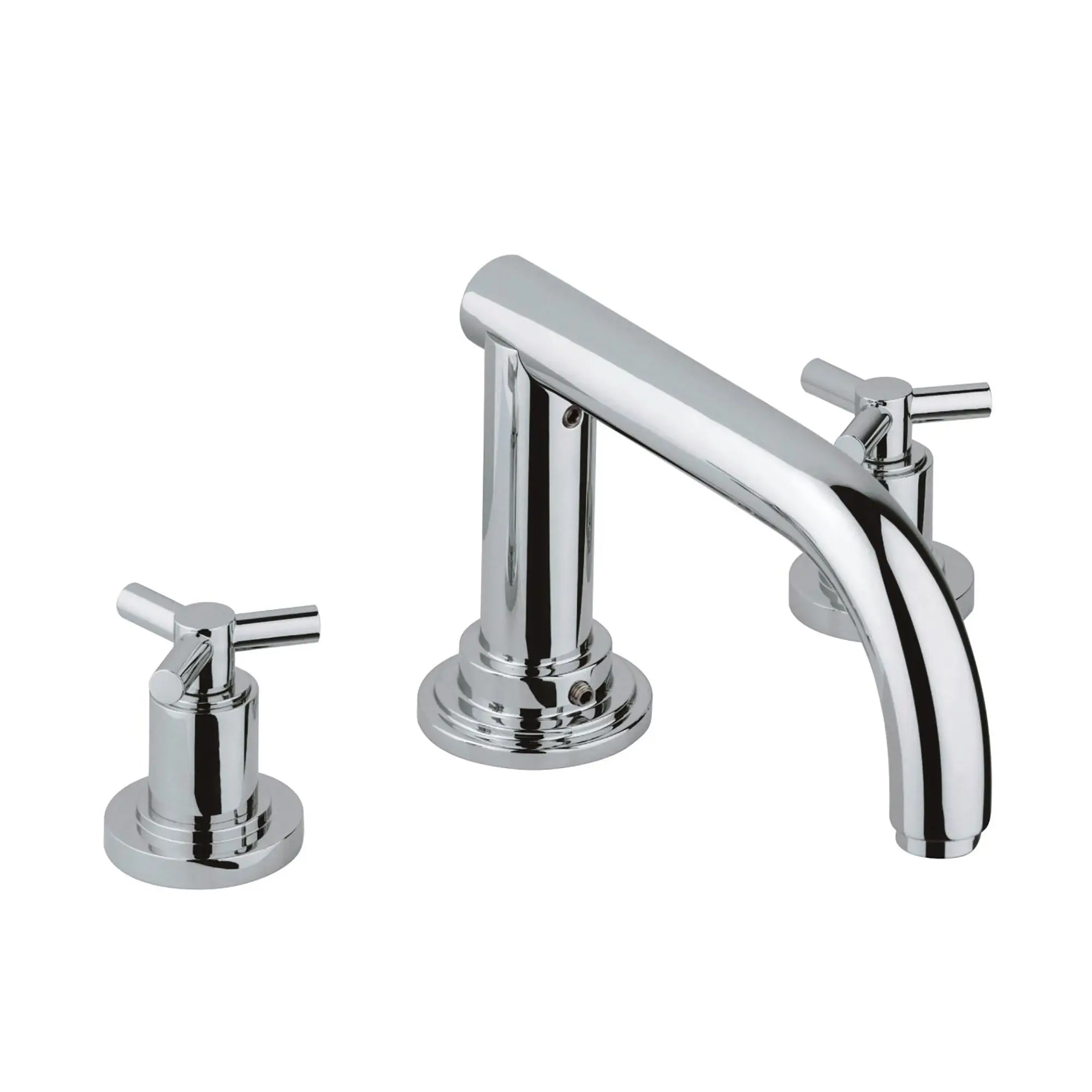 3-Hole 2-Handle Deck Mount Roman Tub Faucet