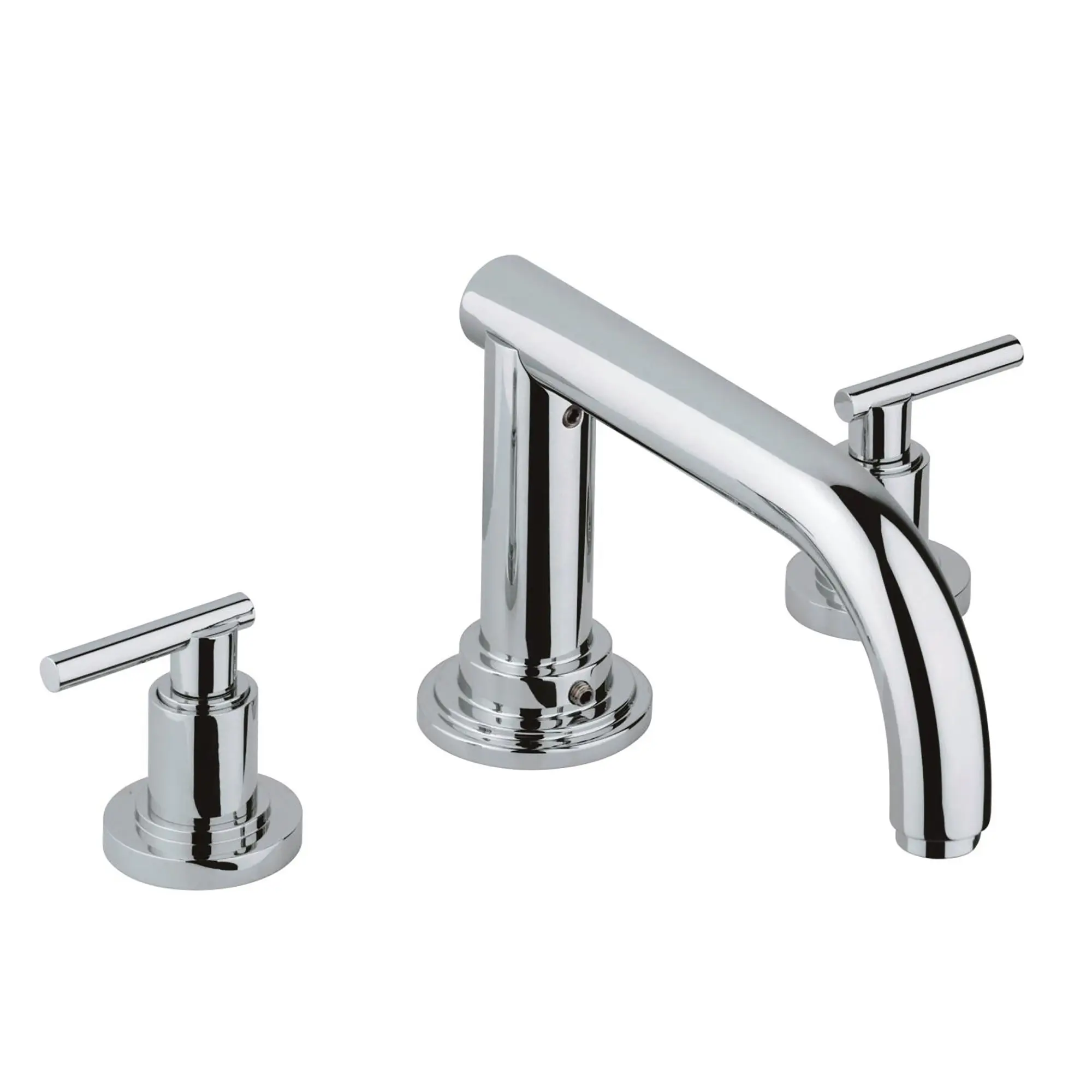 3-Hole 2-Handle Deck Mount Roman Tub Faucet