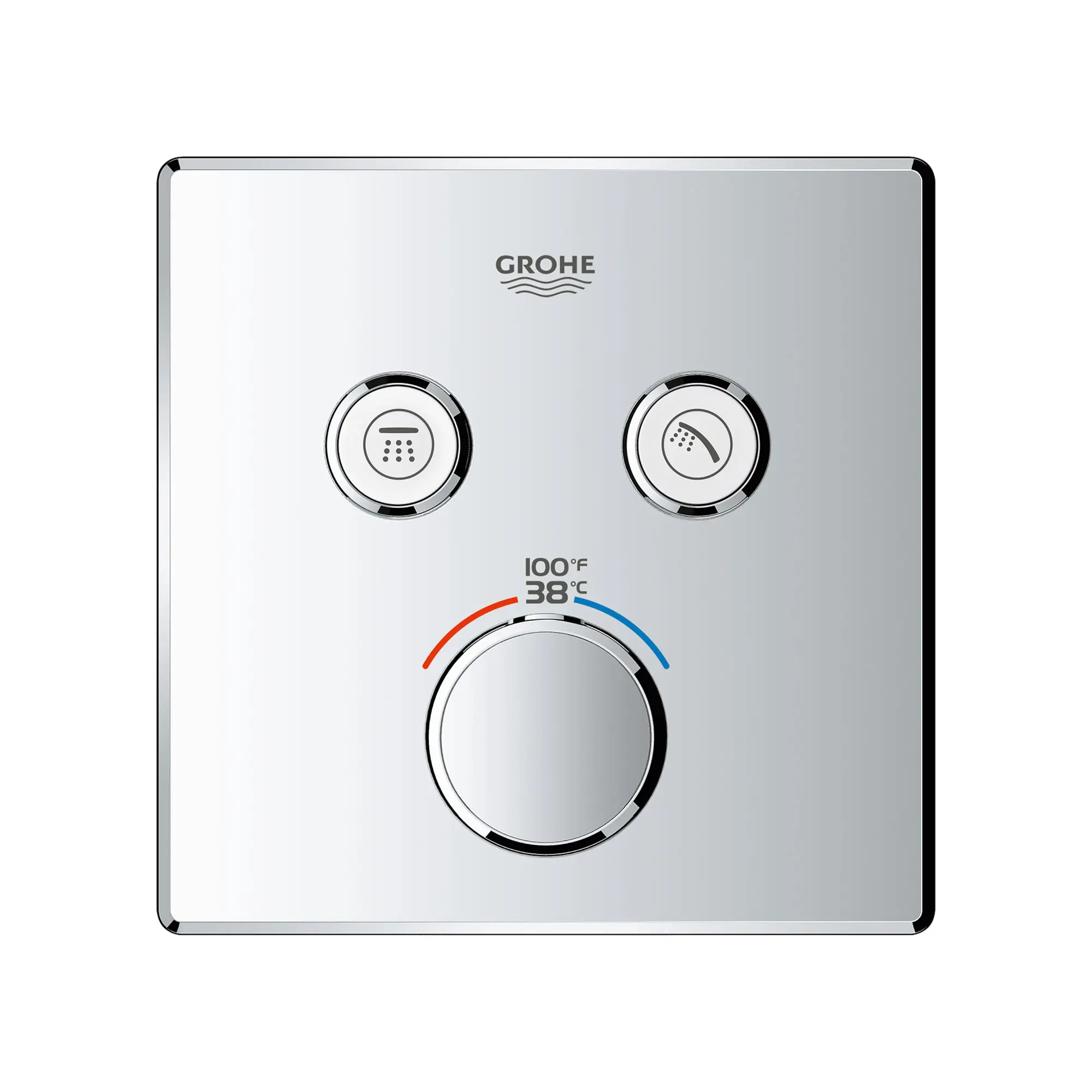 GrohTherm SmartControl Garniture de valve thermostatique à fonction double