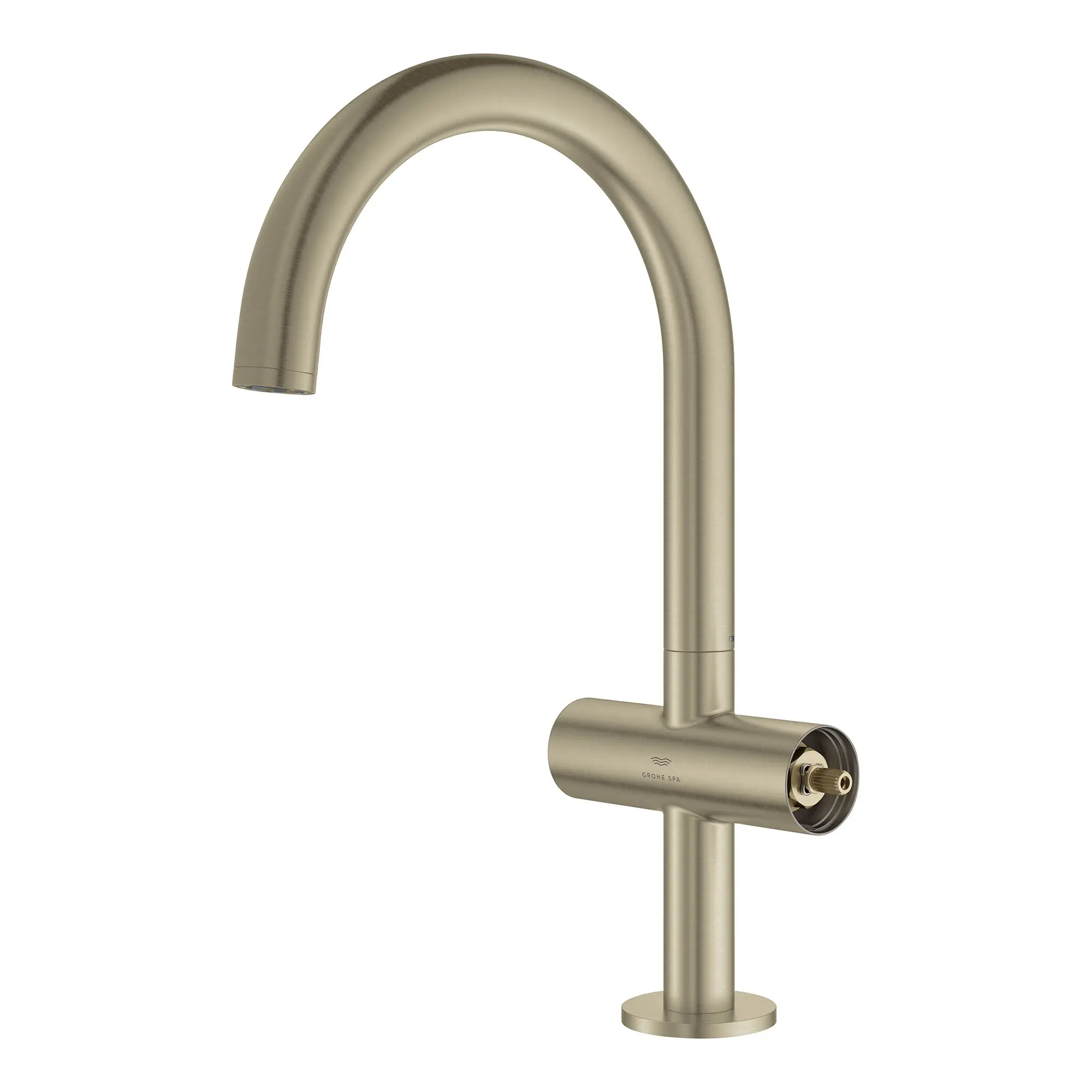 Single Hole Two-Handle L-Size Bathroom Faucet 4.6 L/min (1.2 GPM)