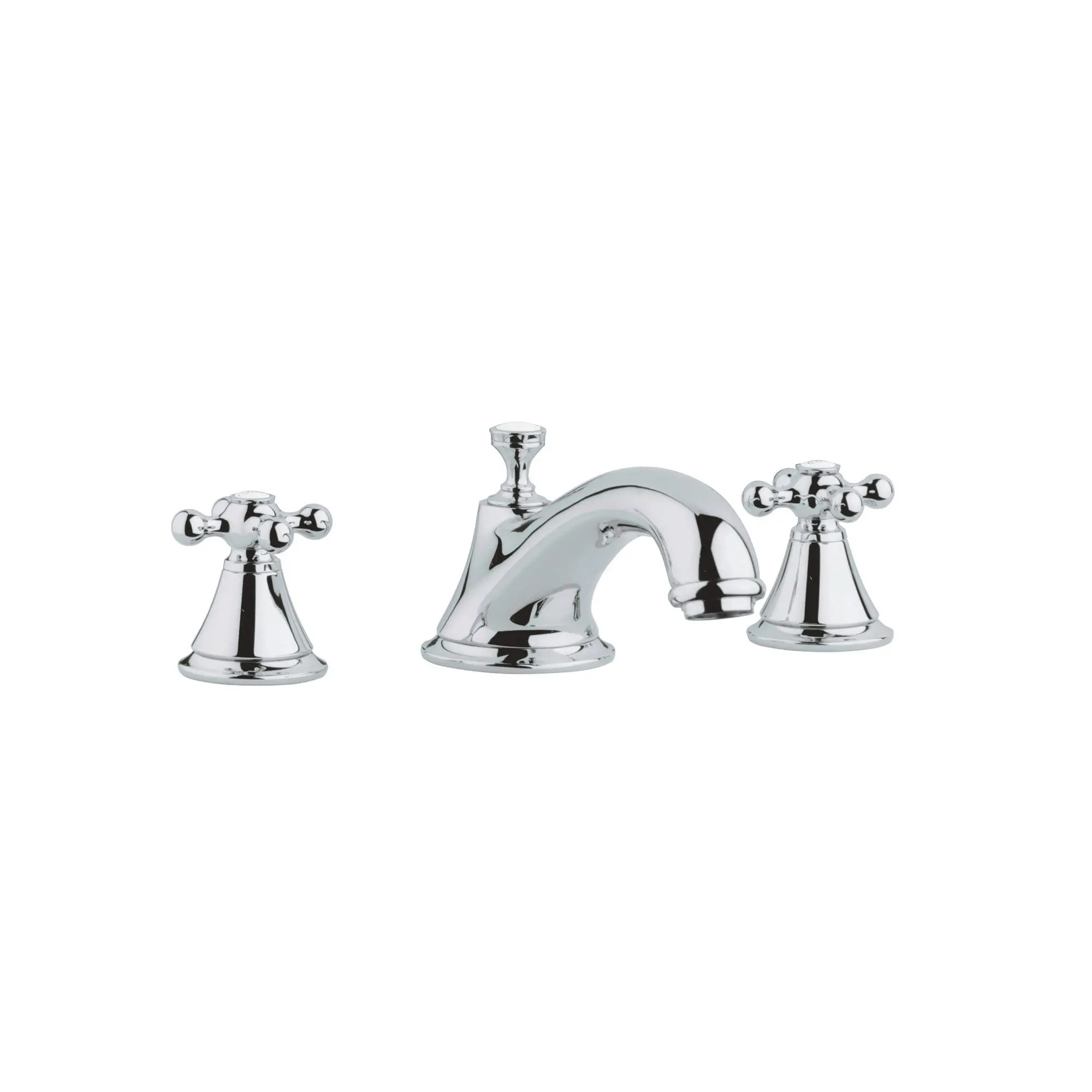 3-Hole 2-Handle Deck Mount Roman Tub Faucet