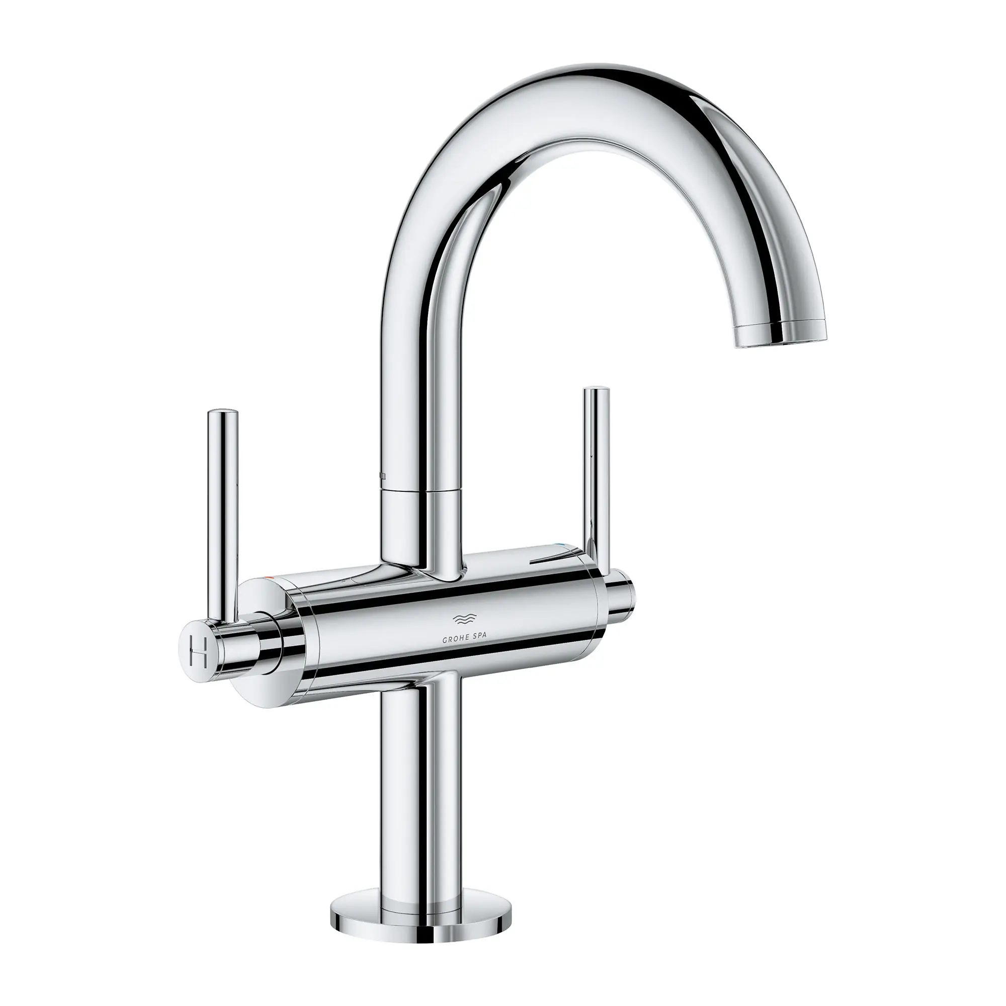 Single Hole Two-Handle M-Size Bathroom Faucet 4.6 L/min (1.2 GPM)