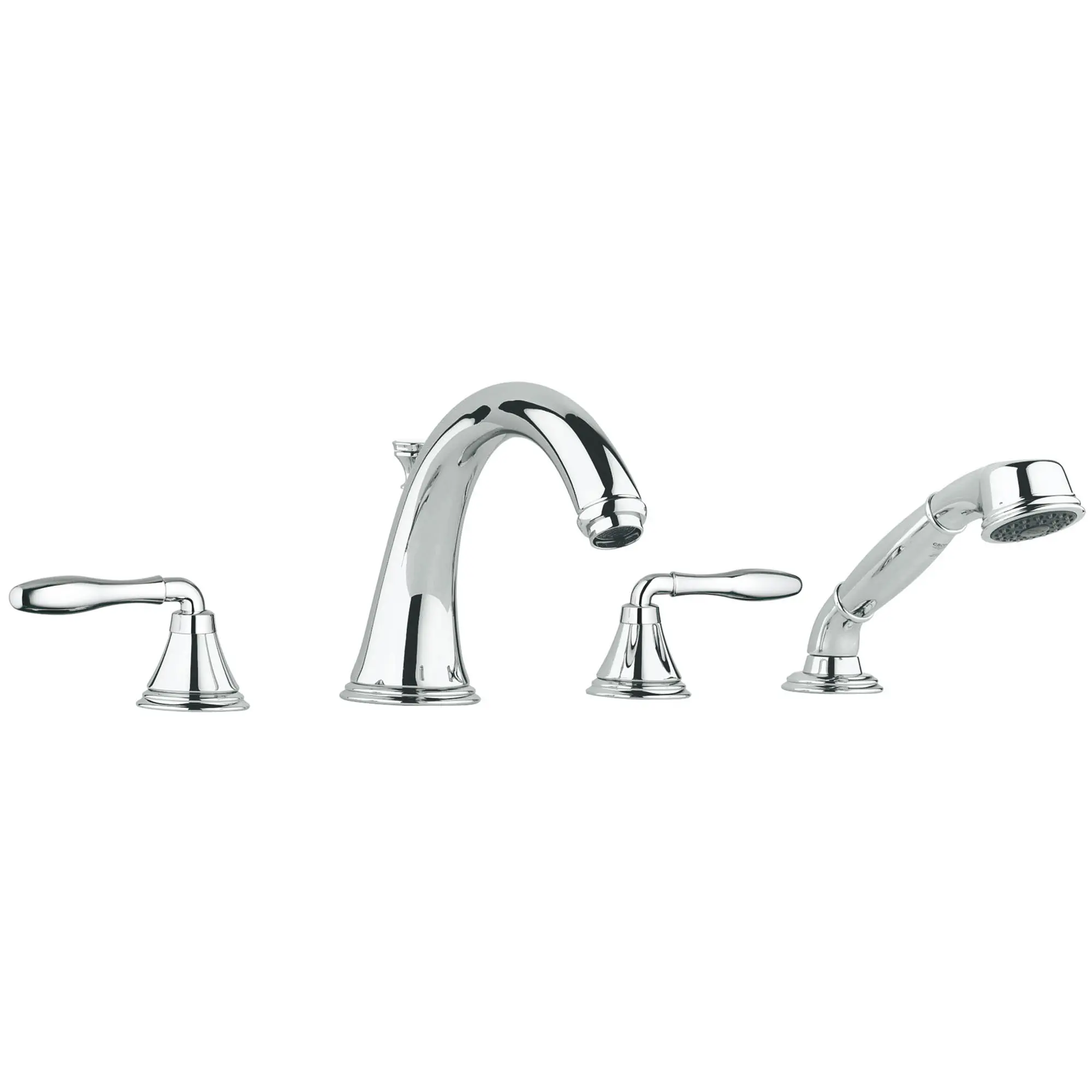 Roman Tub Filler With 2.5 GPM Personal Hand Shower