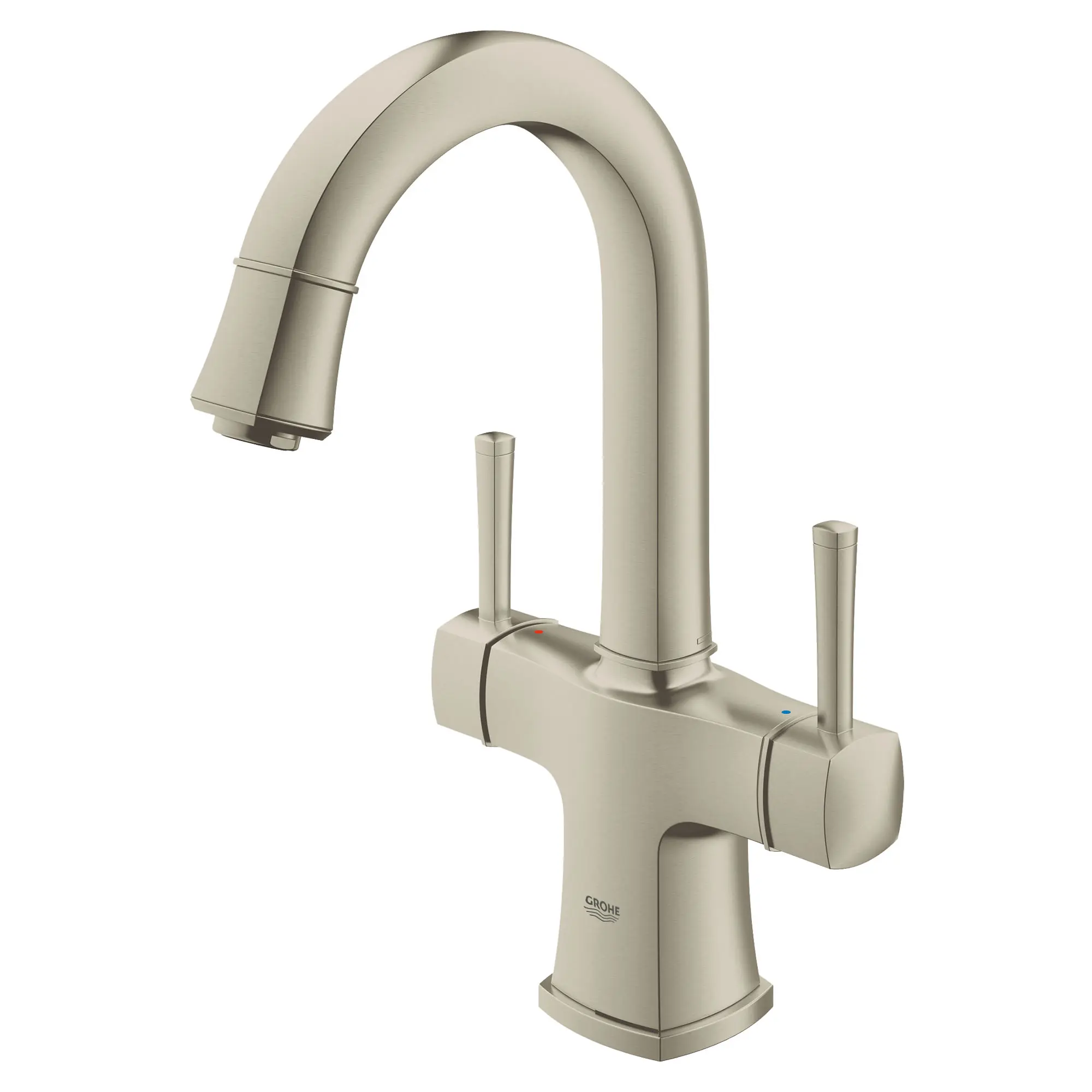 Single Hole 2-Handle L-Size Bathroom Faucet 1.2 GPM