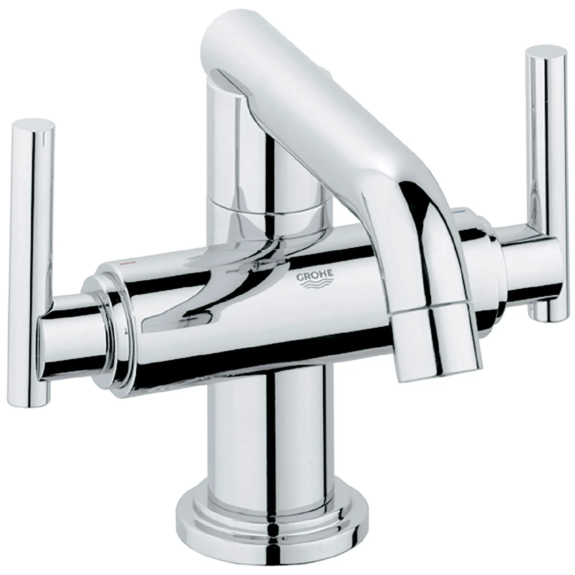 Single Hole 2-Handle M-Size Bathroom Faucet 1.2 GPM