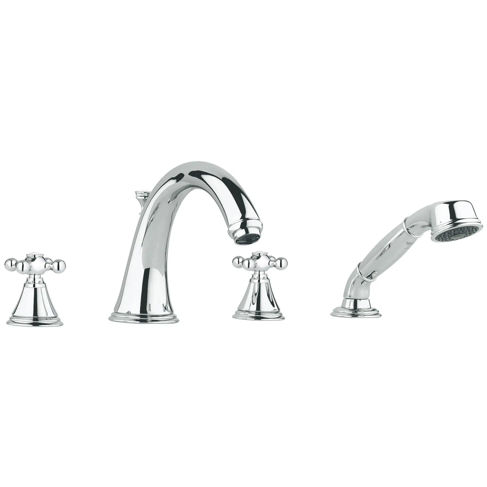 Roman Tub Filler With 2.5 GPM Personal Hand Shower