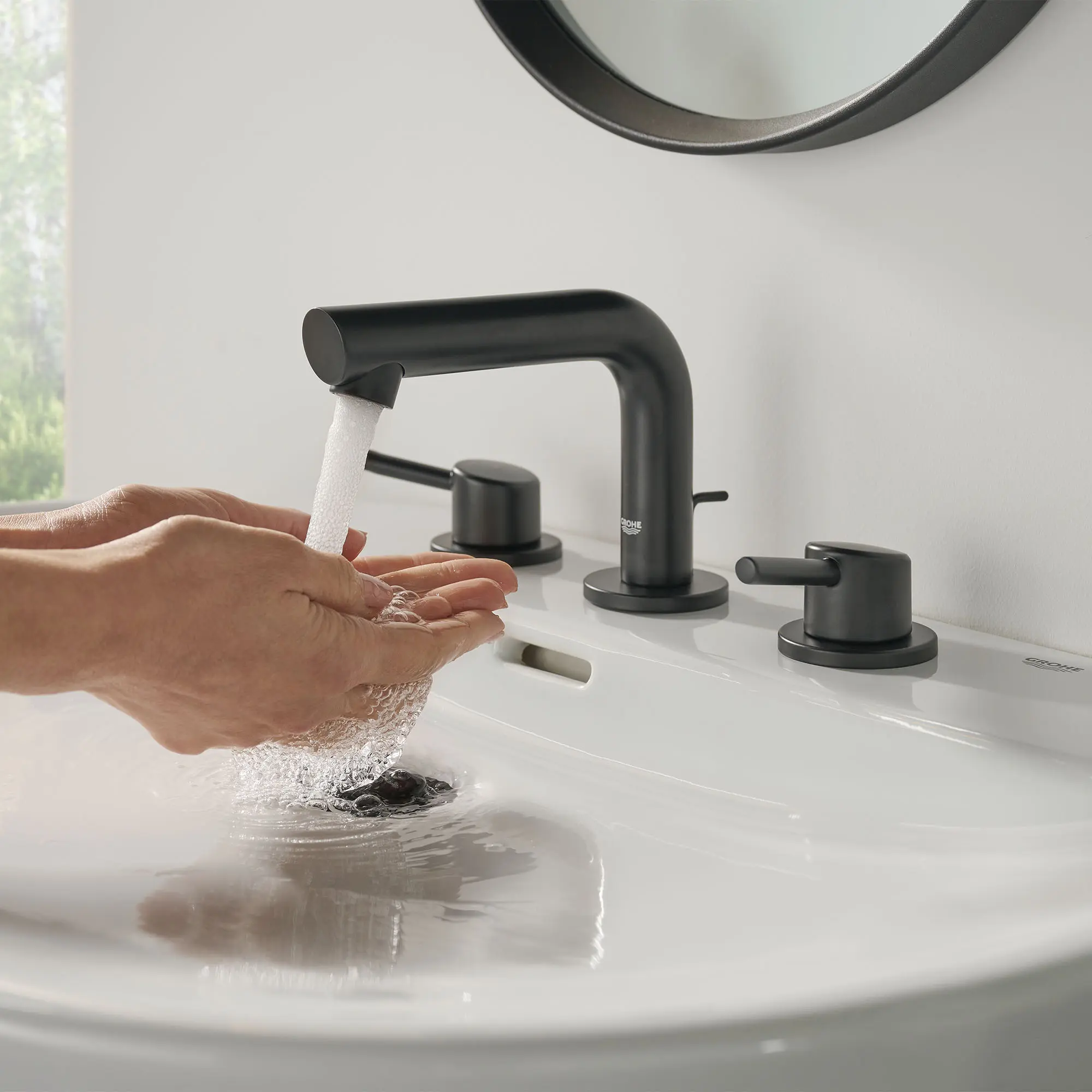 8" Widespread 2-Handle S-Size Bathroom Faucet 4.5 L/min (1.2 GPM)