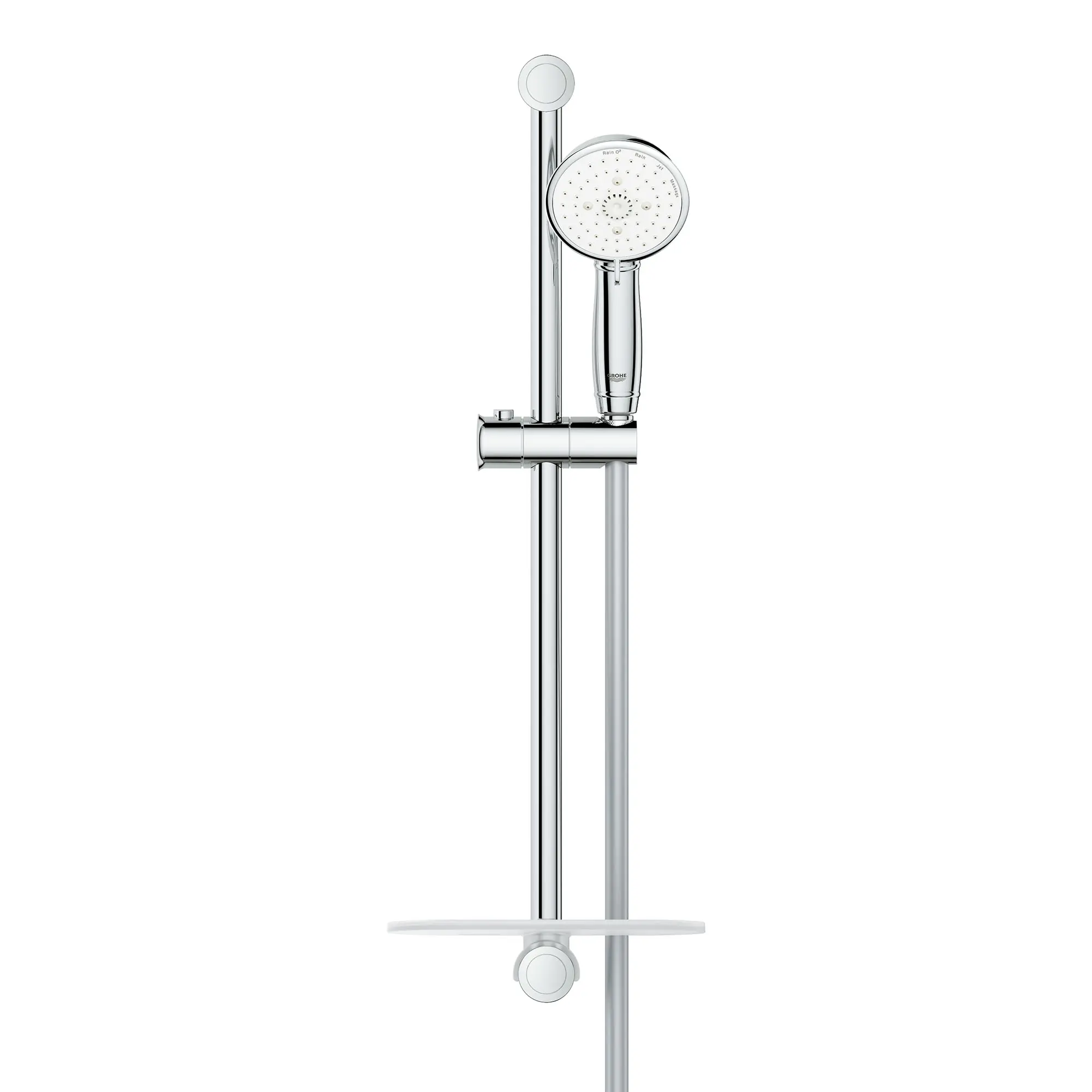 24" Shower Slide Bar Kit - 4 Sprays, 2.5 gpm