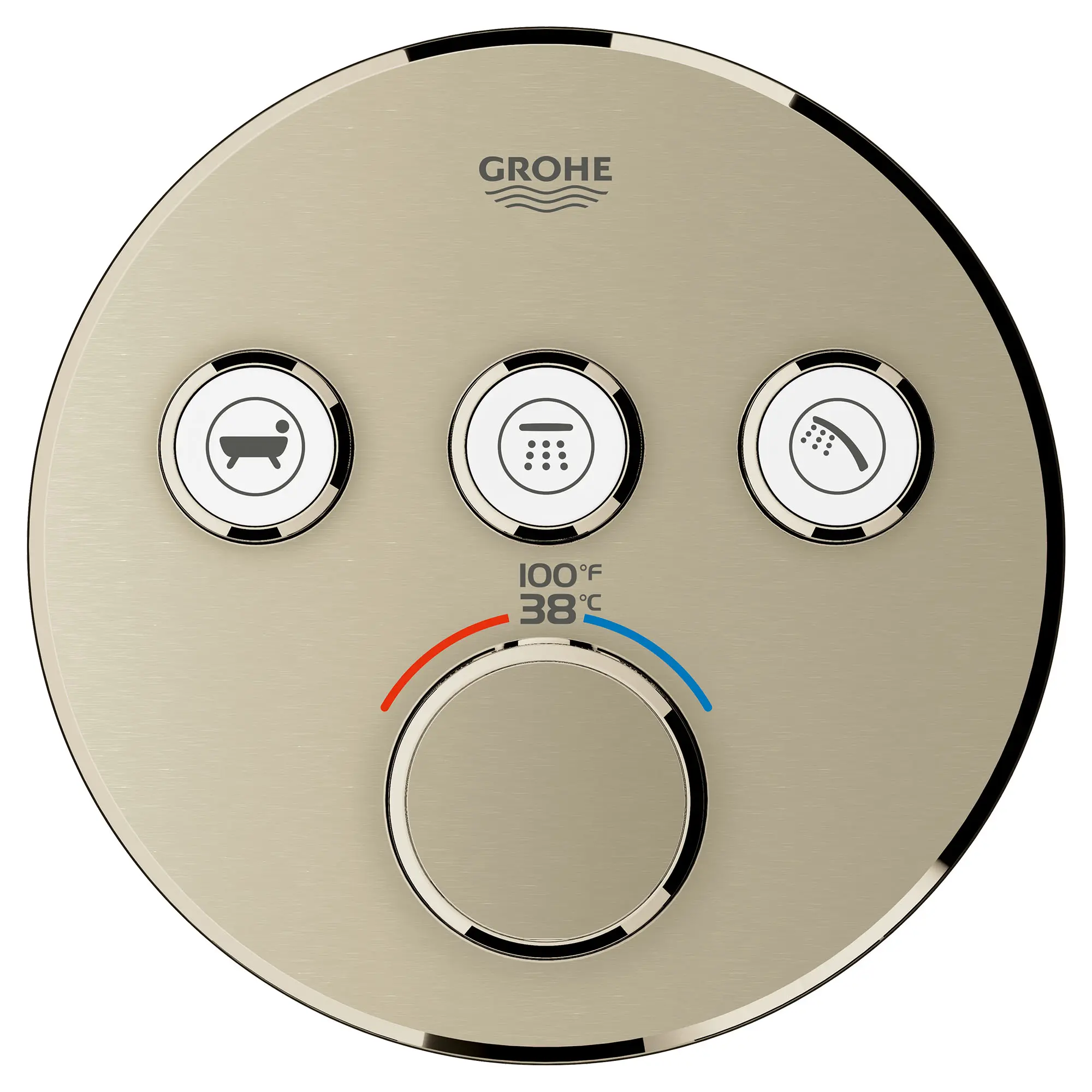 GrohTherm SmartControl Garniture de valve thermostatique à fonction triple