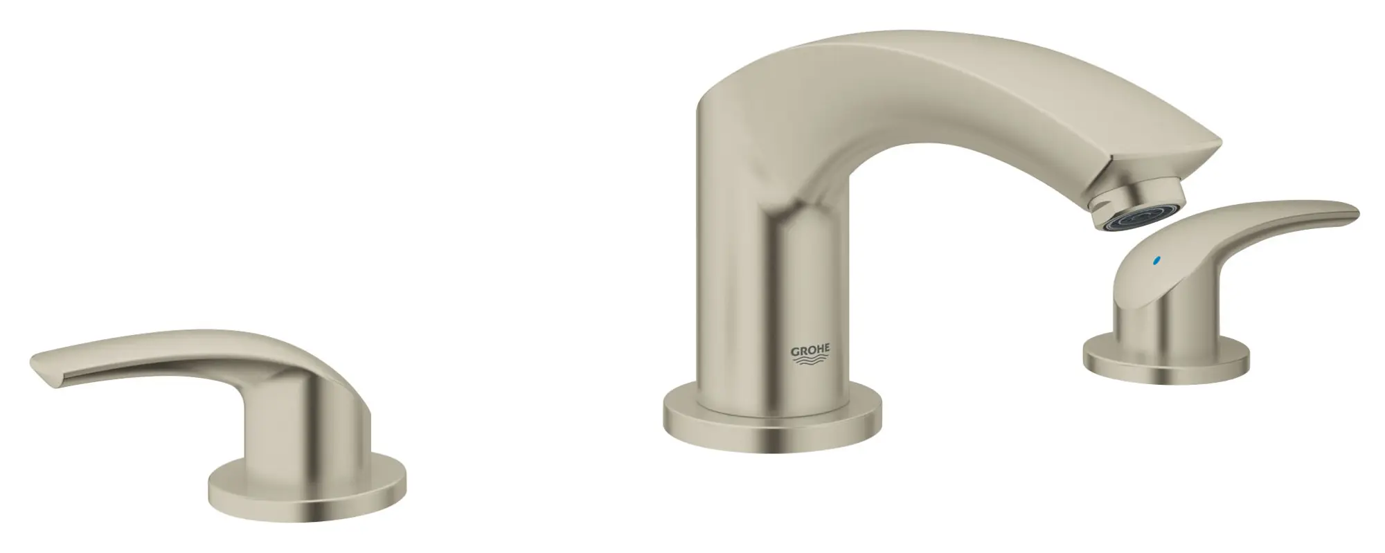 3-Hole 2-Handle Deck Mount Roman Tub Faucet