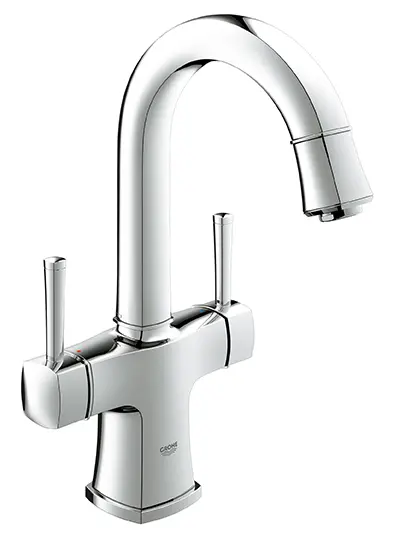 Single Hole 2-Handle L-Size Bathroom Faucet 1.2 GPM