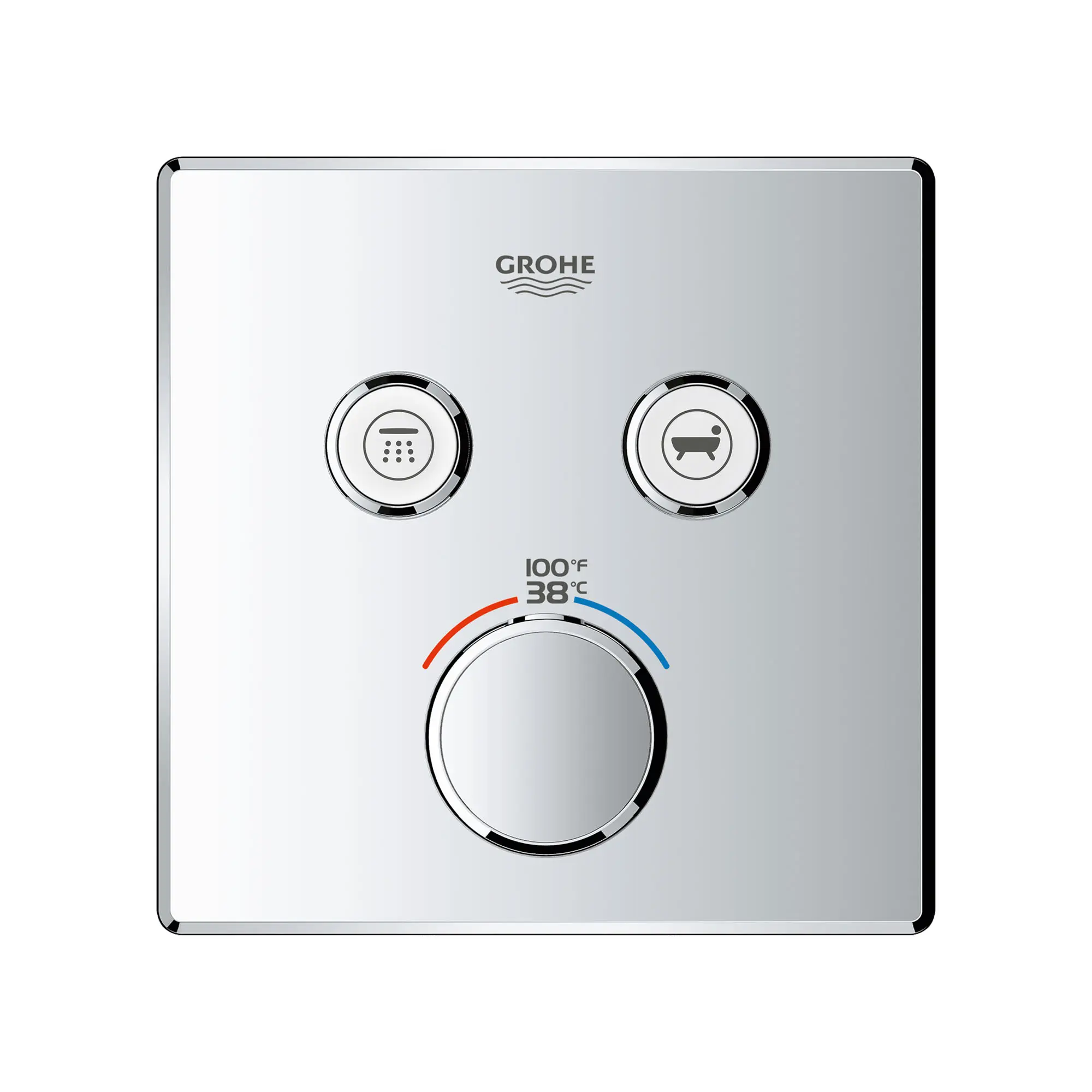 GrohTherm SmartControl Garniture de valve thermostatique à fonction double