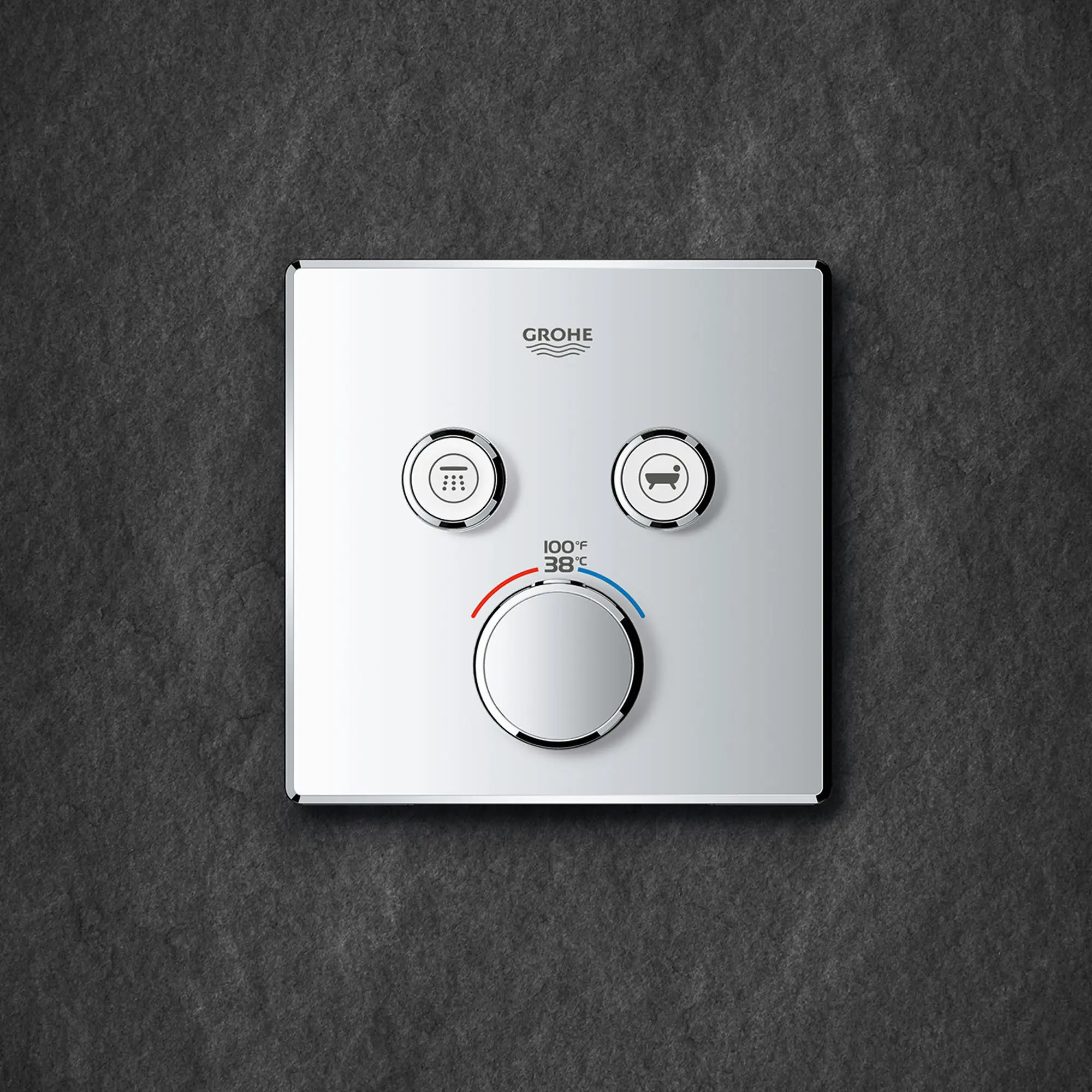 GrohTherm SmartControl Garniture de valve thermostatique à fonction double