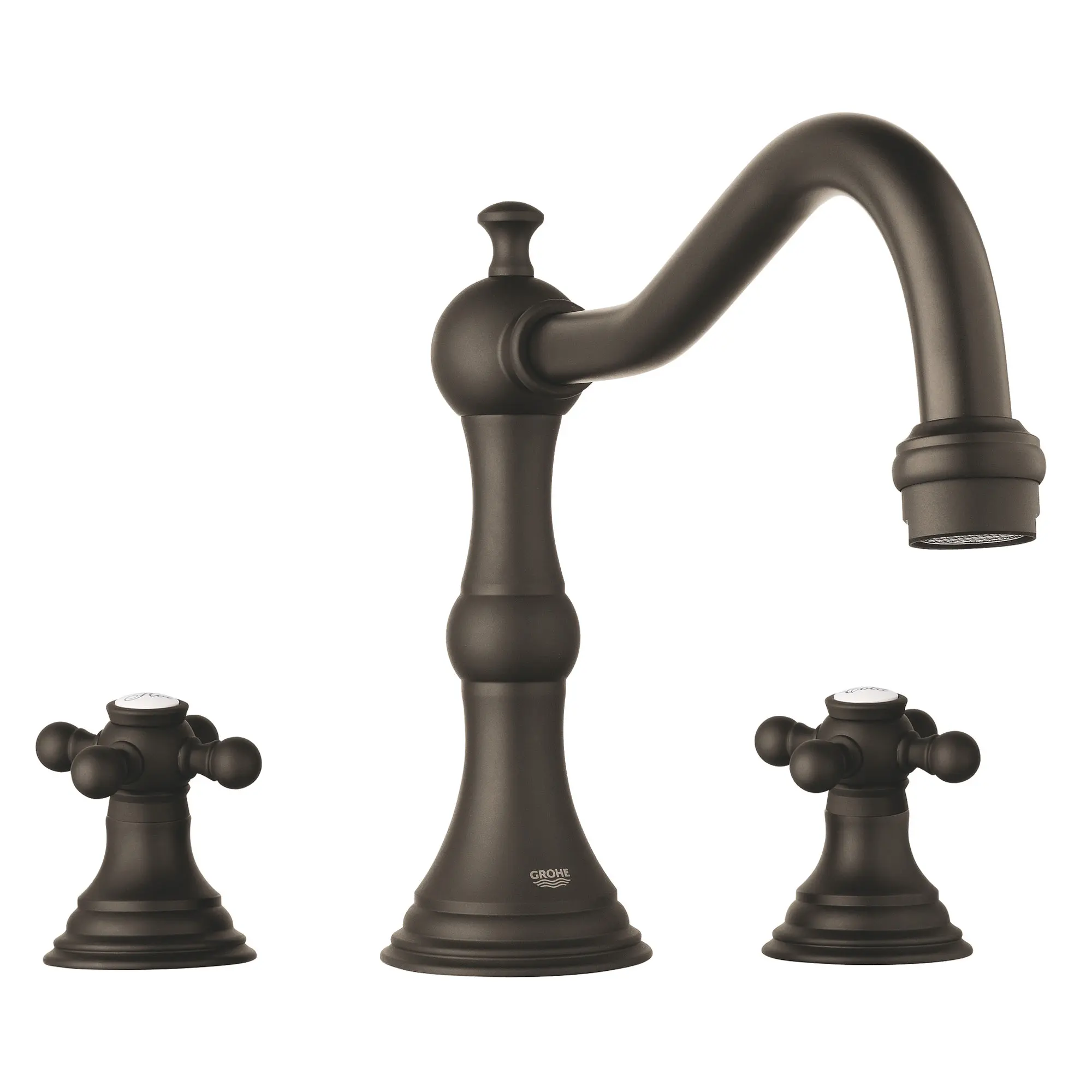 3-Hole 2-Handle Deck Mount Roman Tub Faucet